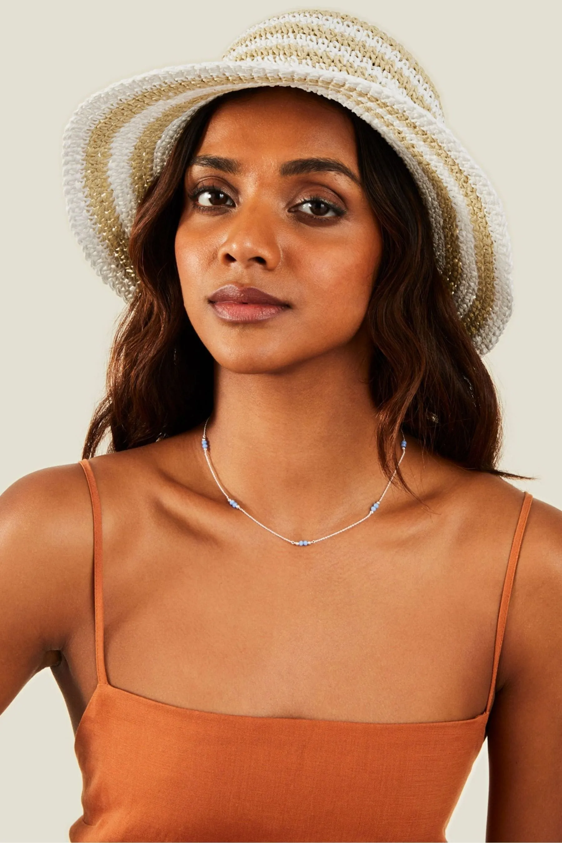 Accessorize A righe - Cappello da pescatore