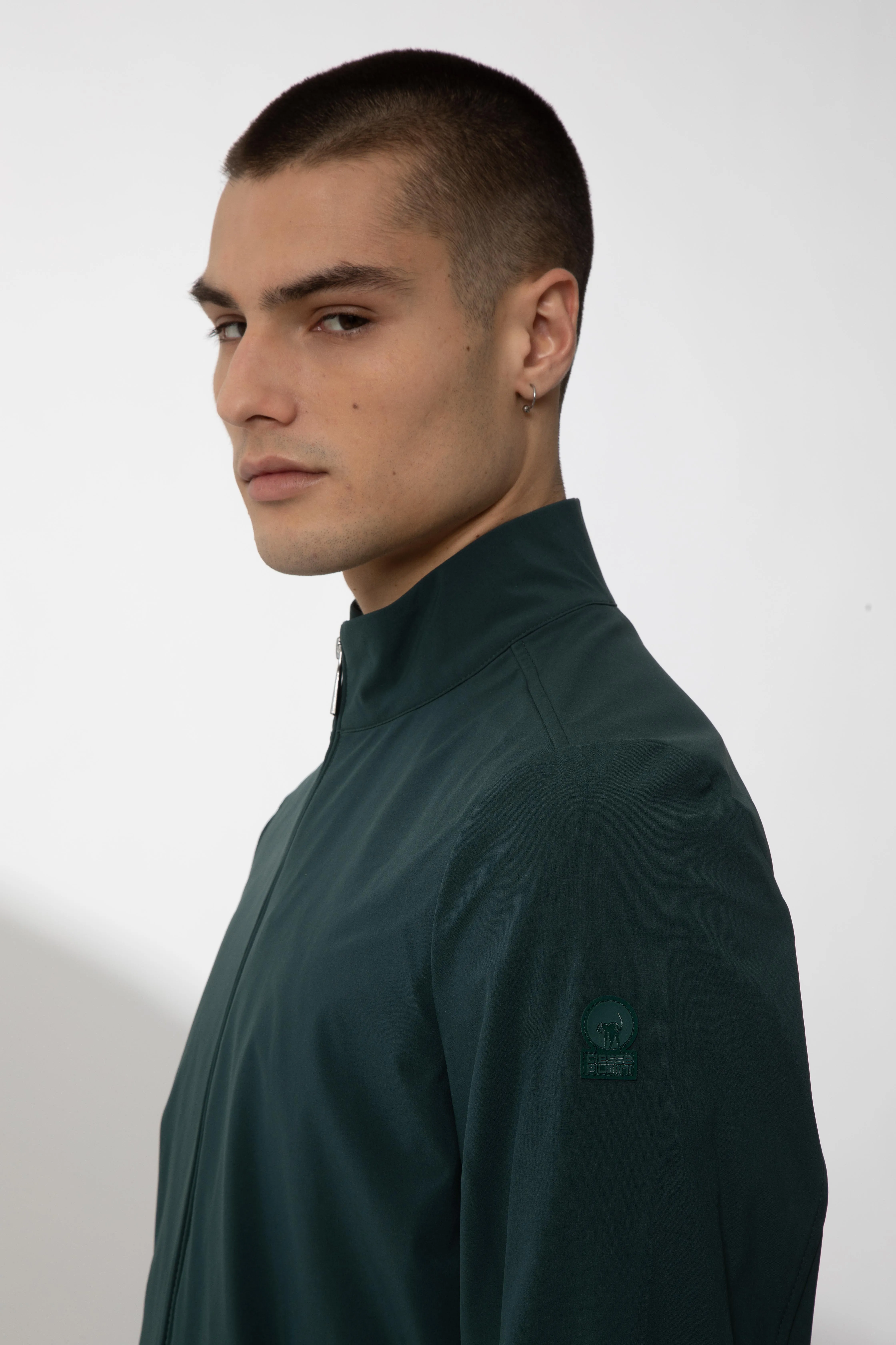 ASHJO – Bomber verde in softshell