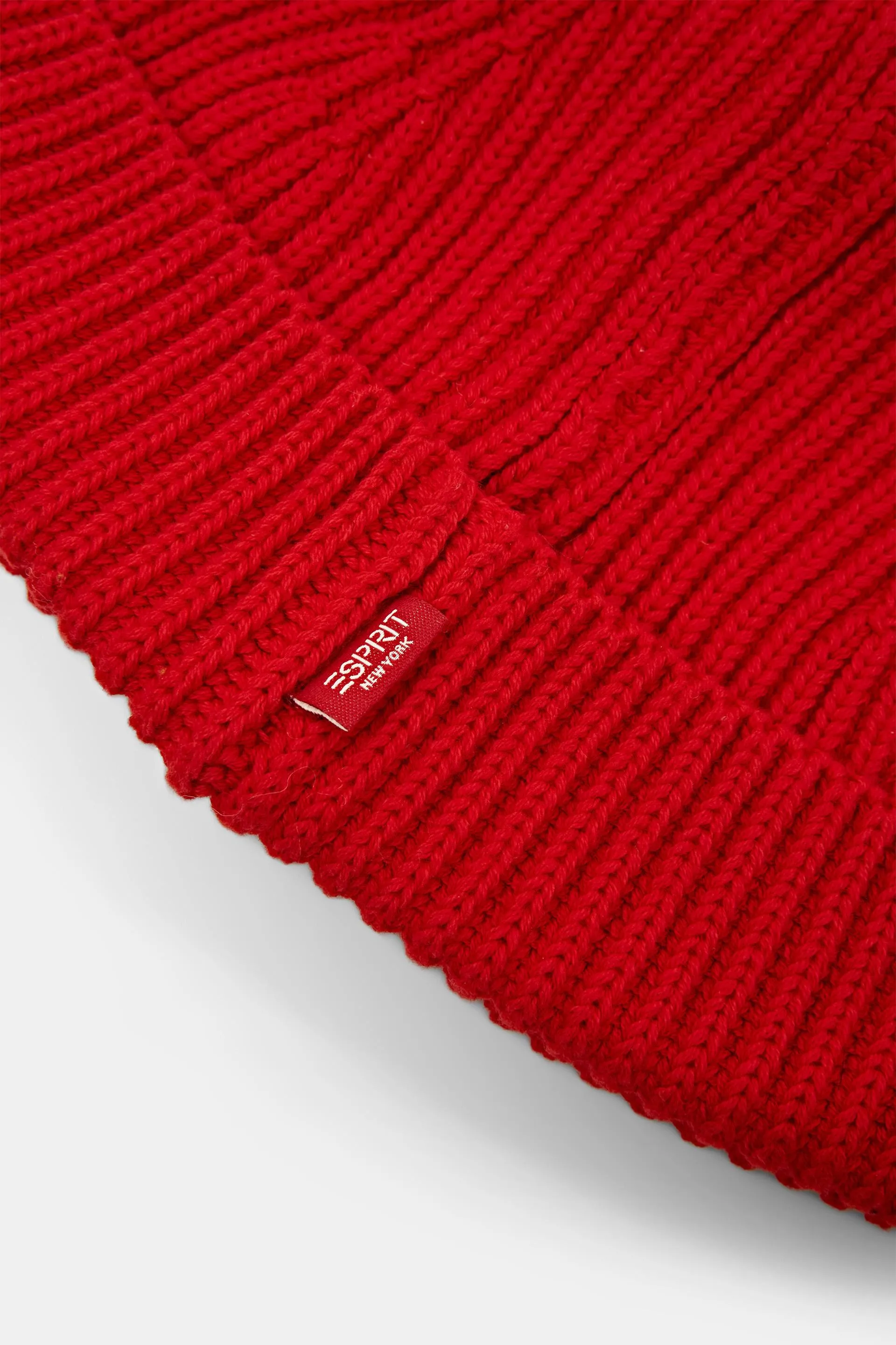 Berretto a maglia a coste, 100% cotone