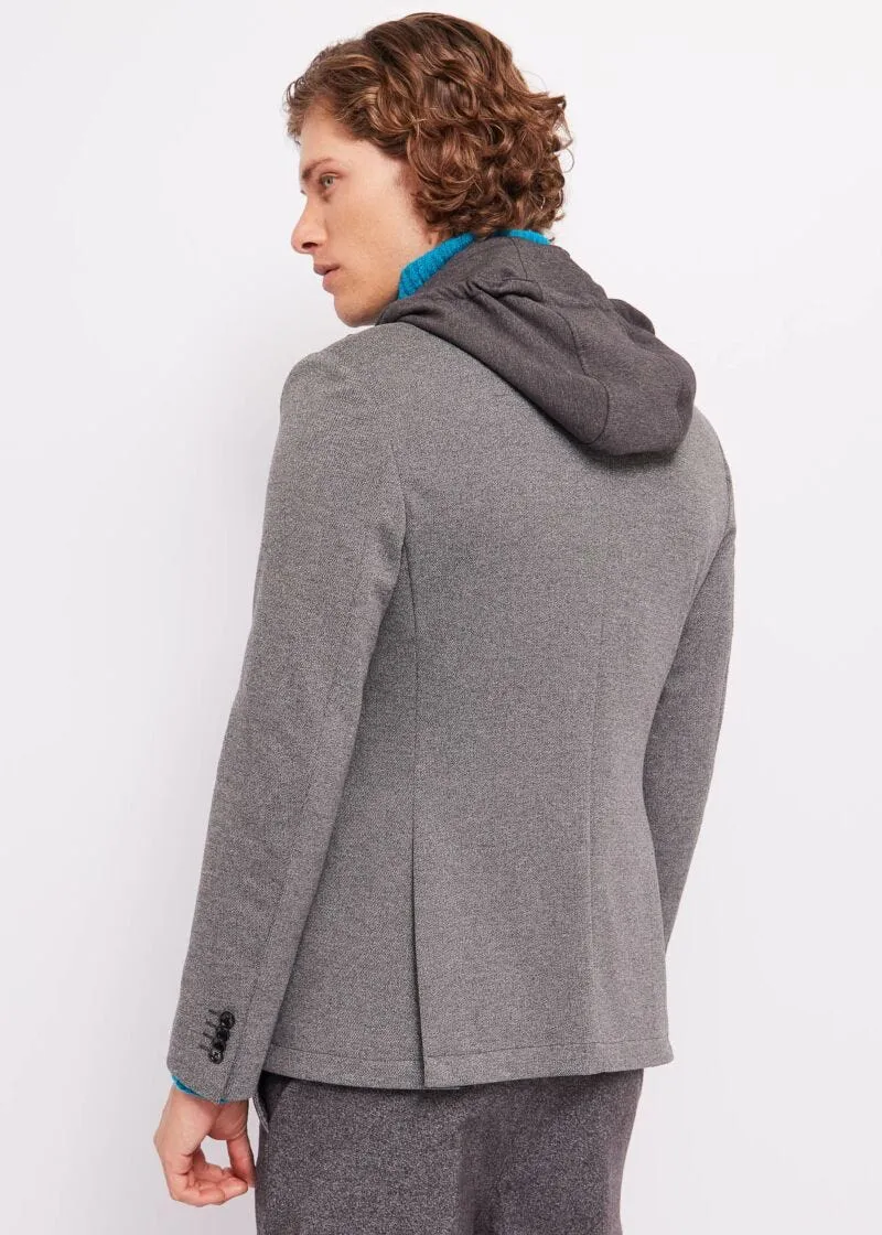 Blazer con cappuccio