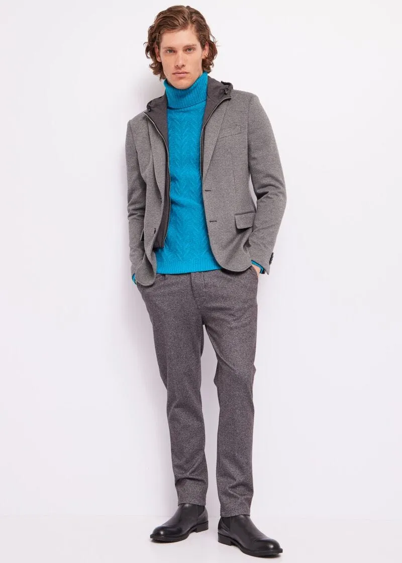 Blazer con cappuccio