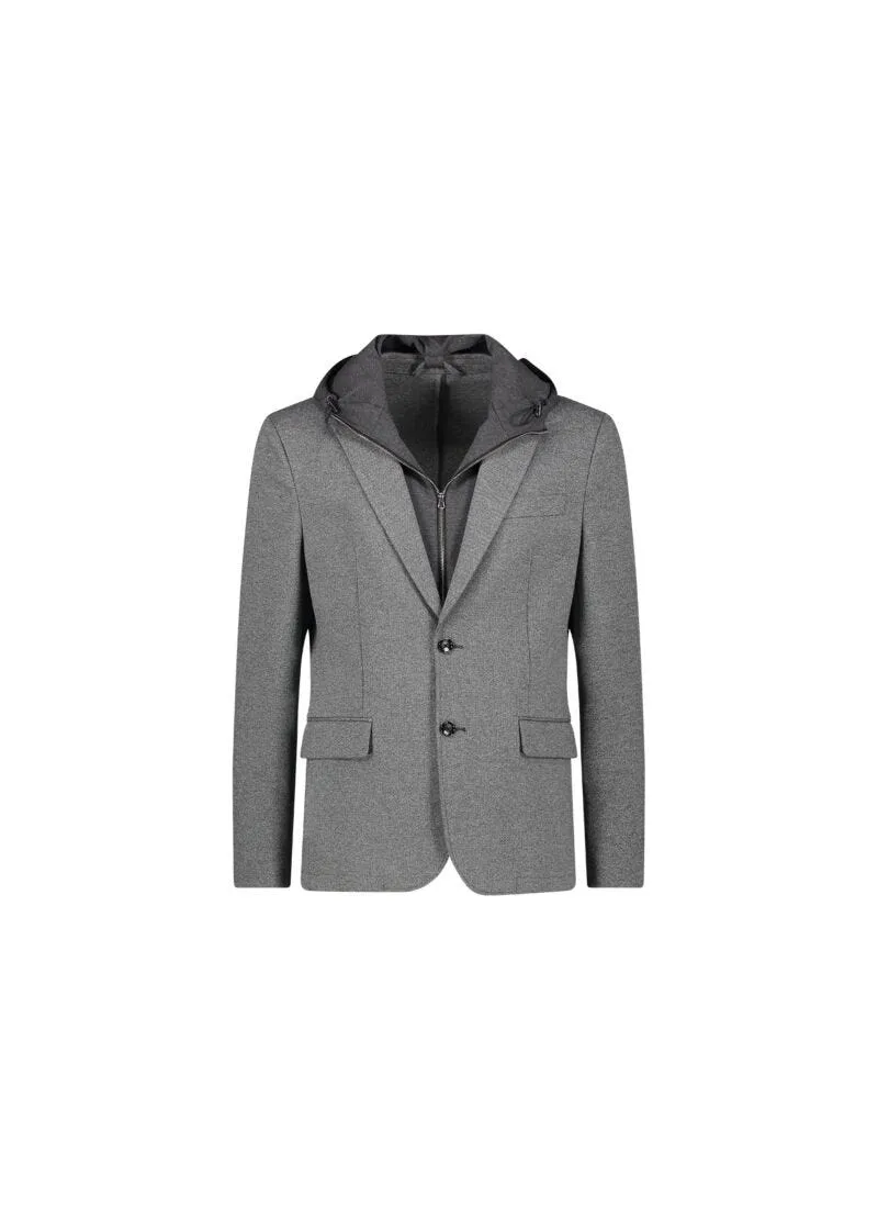 Blazer con cappuccio