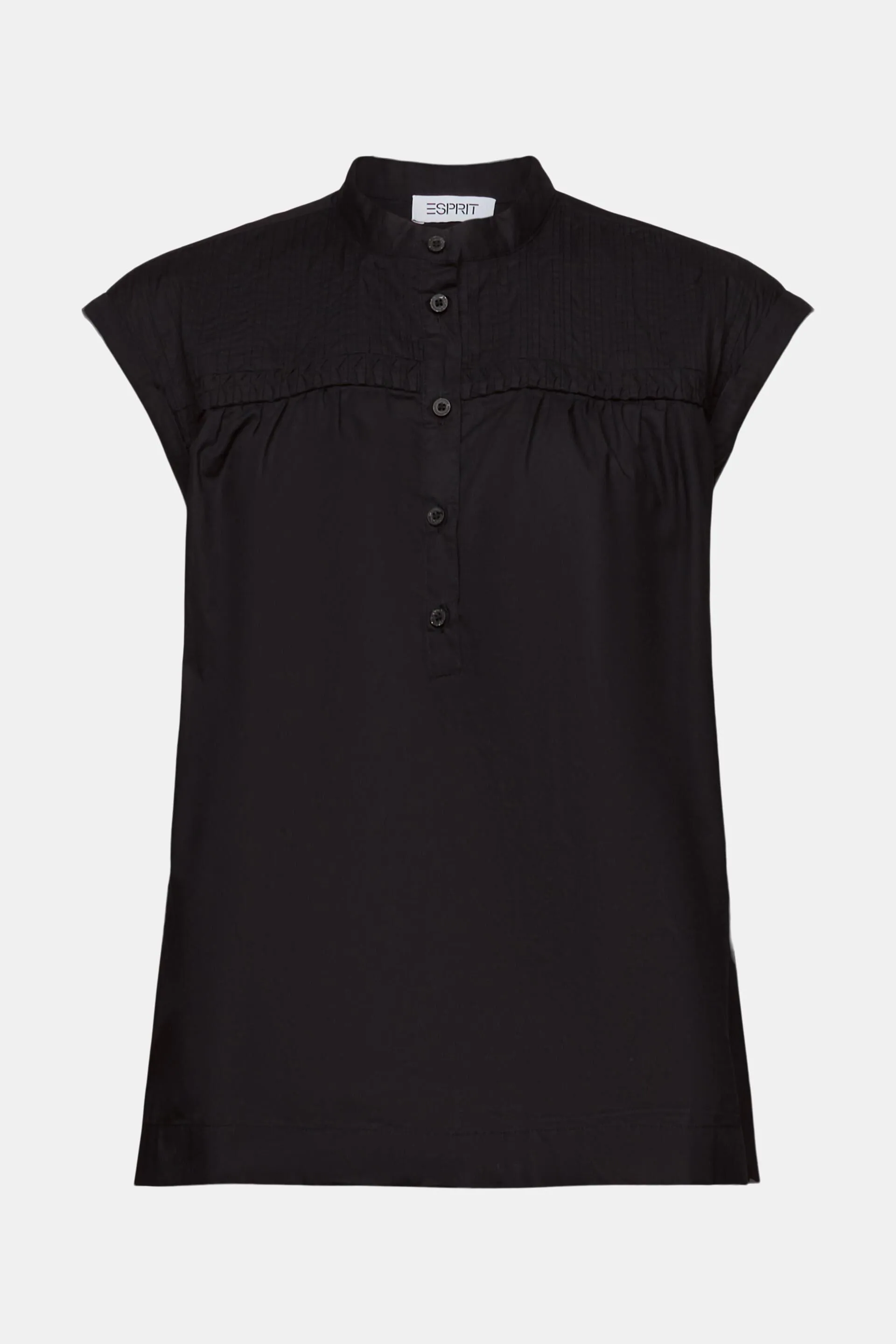 Blusa di cotone senza maniche