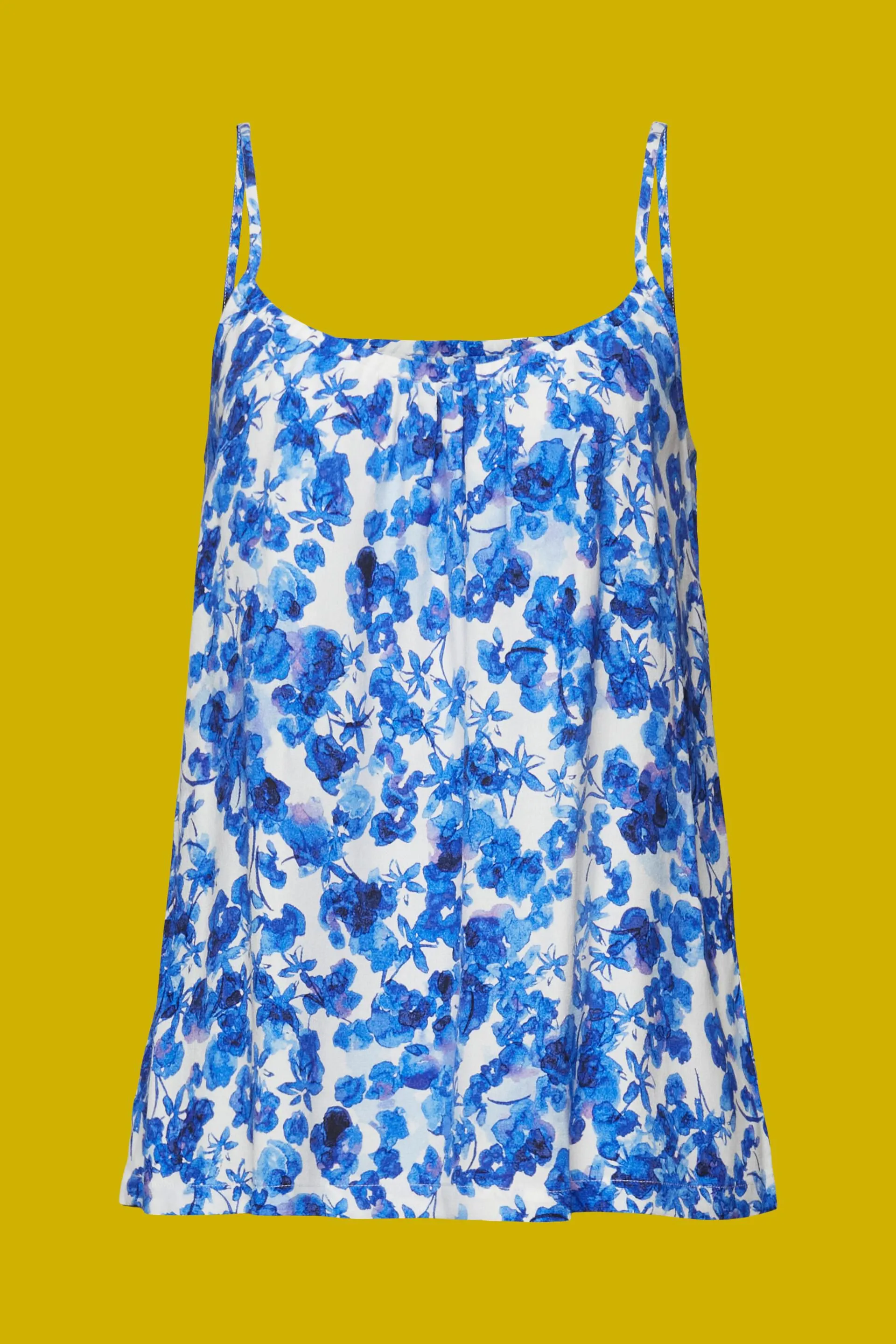 Blusa senza maniche a fantasia