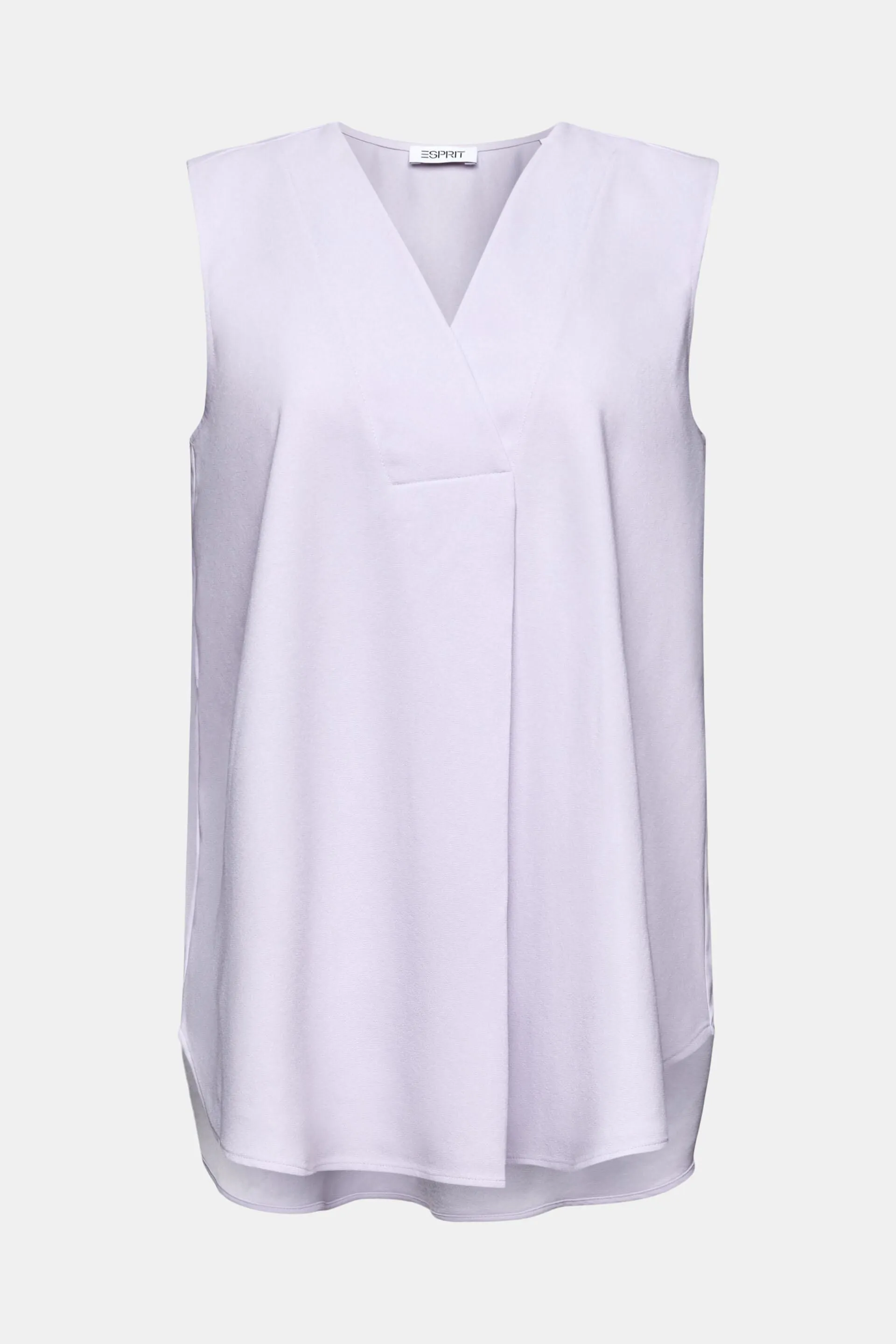 Blusa senza maniche e con scollo a V