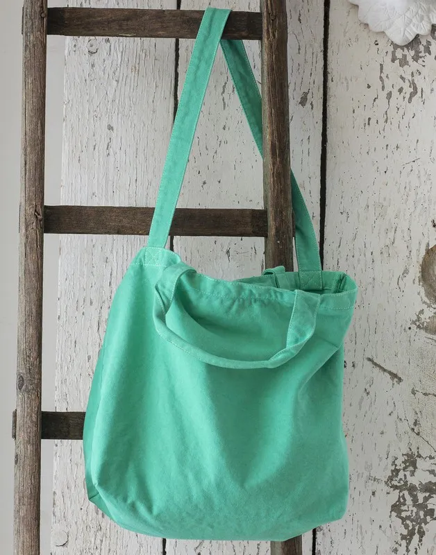 Borsa a doppio manico con zip