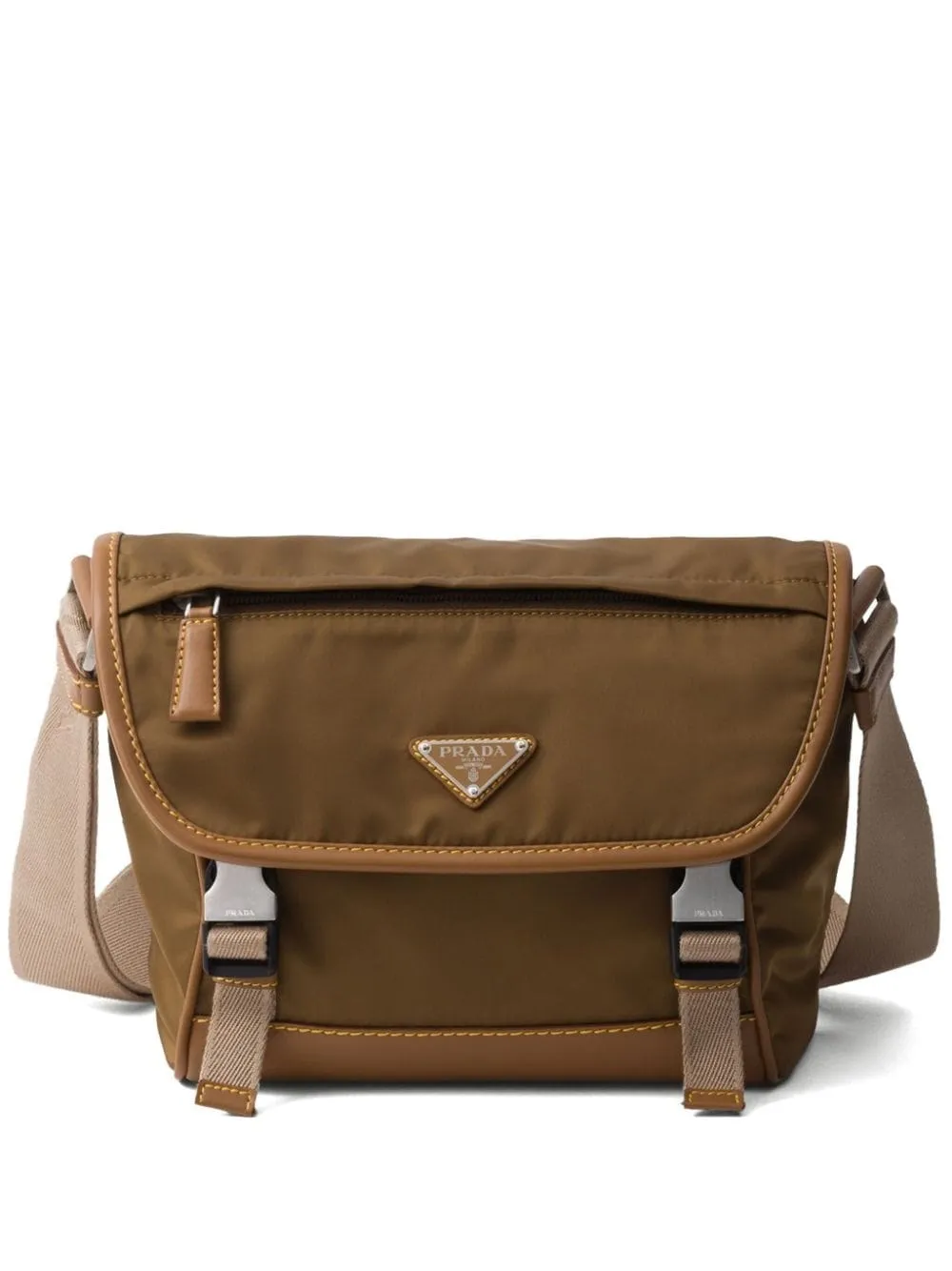 Borsa a spalla Re-Nylon con logo