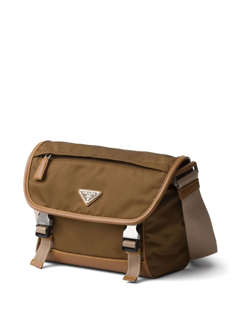 Borsa a spalla Re-Nylon con logo