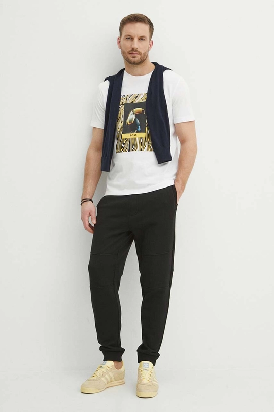 Boss Orange pantaloni da jogging in cotone