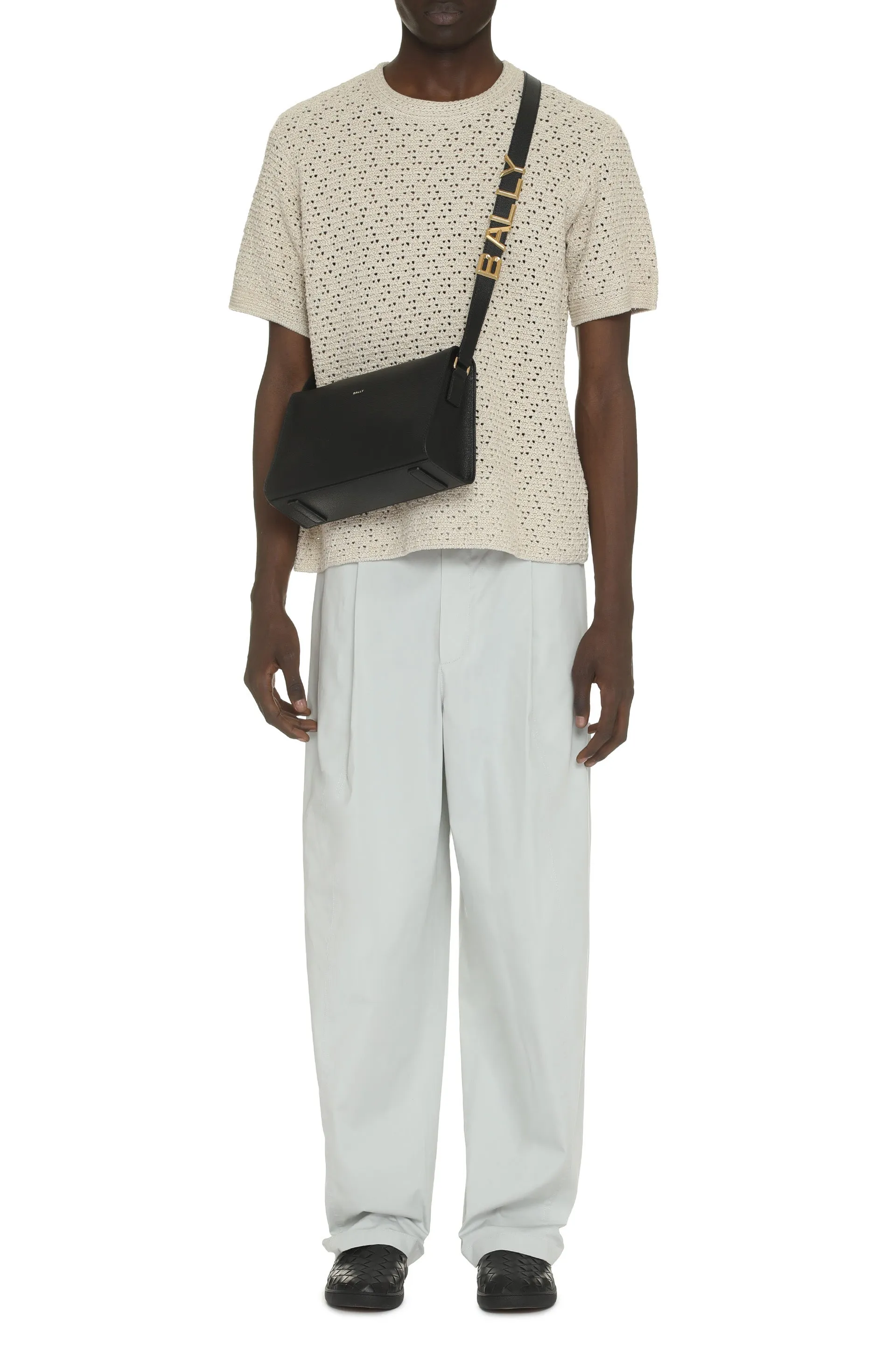 Bottega Veneta Pantaloni in cotone e seta