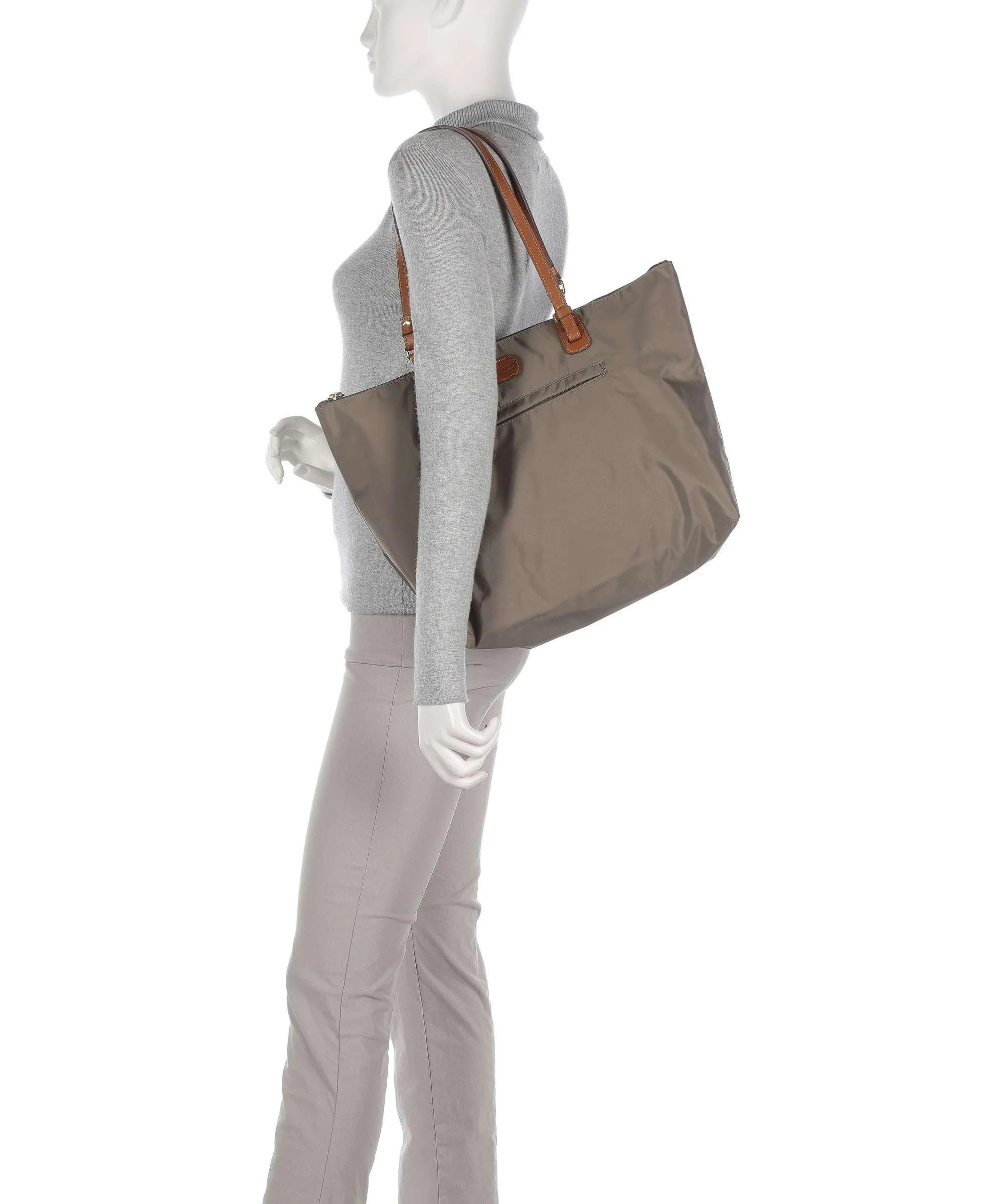  Brics X-Collection Borsa shopper nylon taupe  