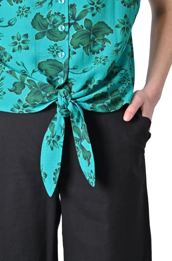 Camicia Coralie con nodo di King Louie