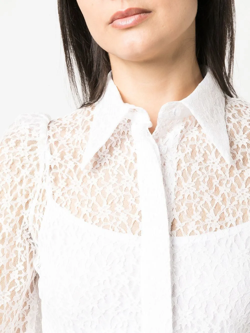 camicia in pizzo