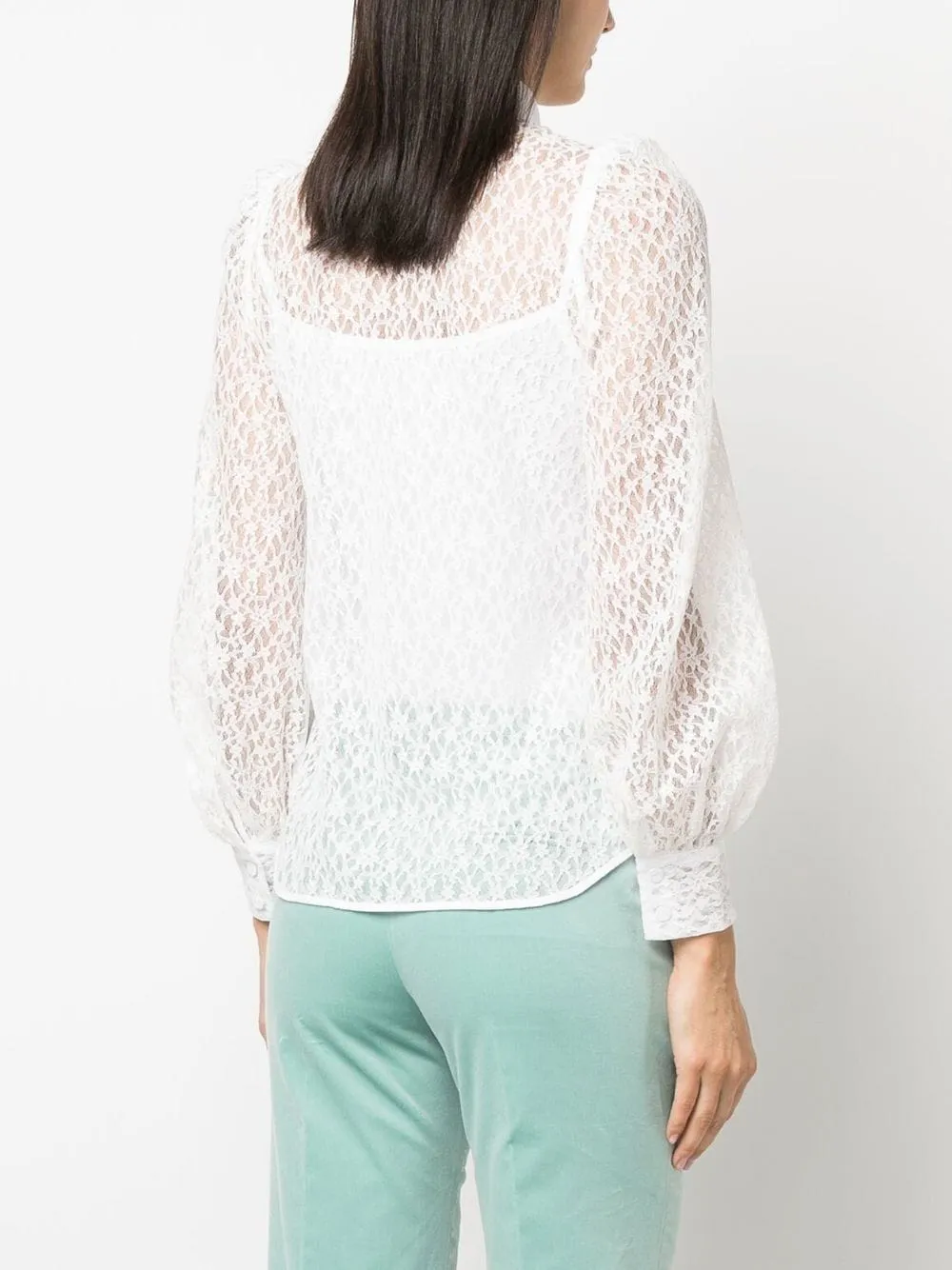 camicia in pizzo