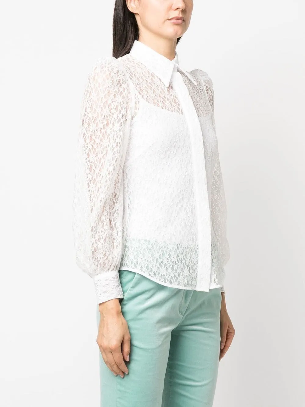 camicia in pizzo