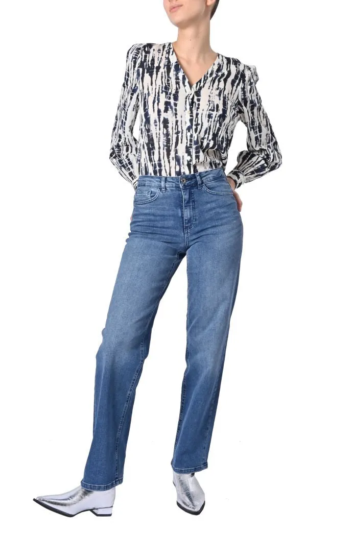 Camicia Simmi stampa astratta di Ichi