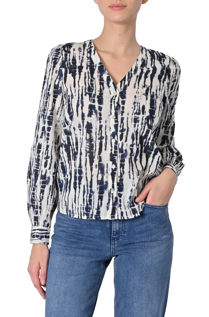 Camicia Simmi stampa astratta di Ichi