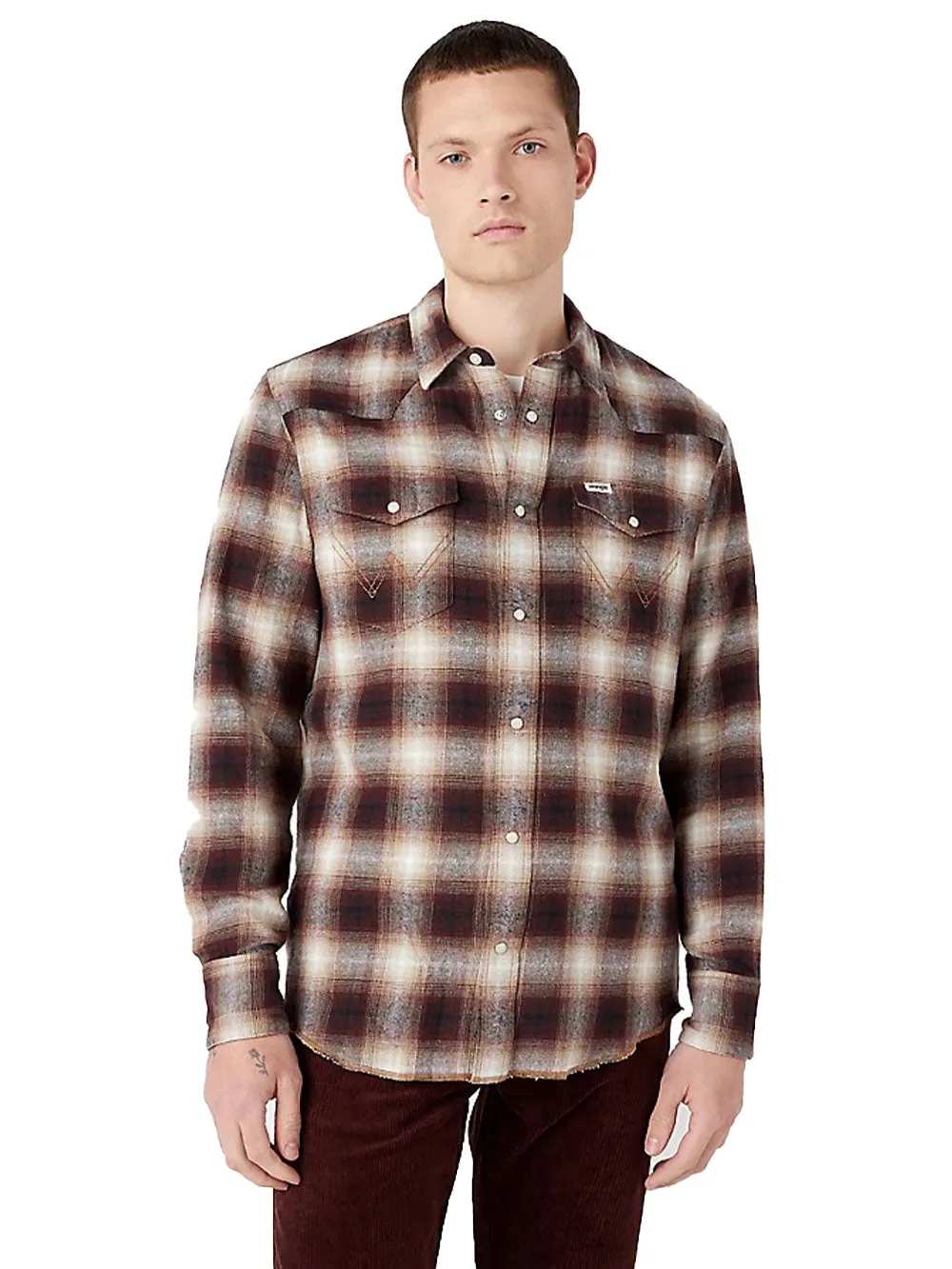 Camicia Uomo in pile Western