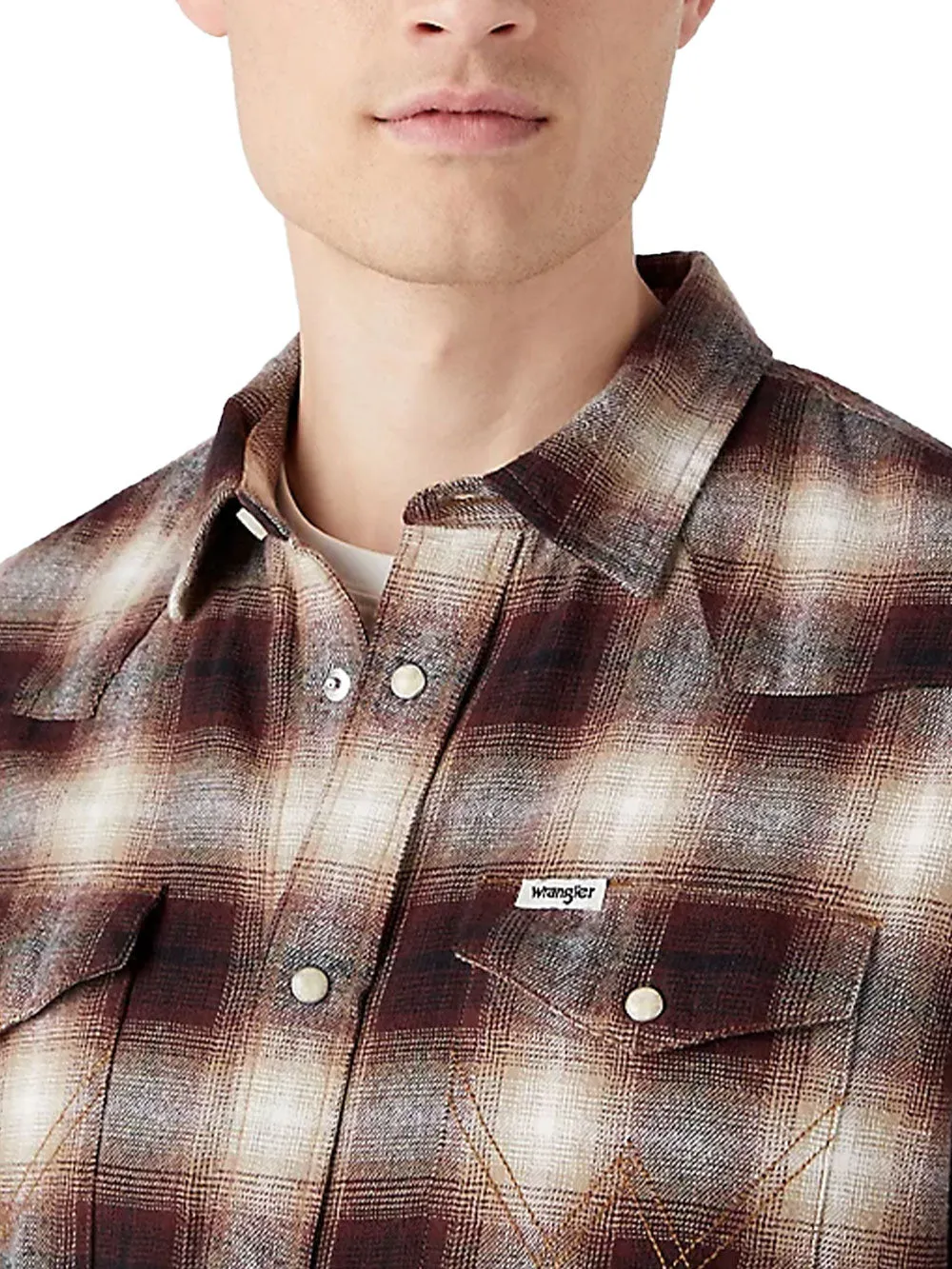 Camicia Uomo in pile Western