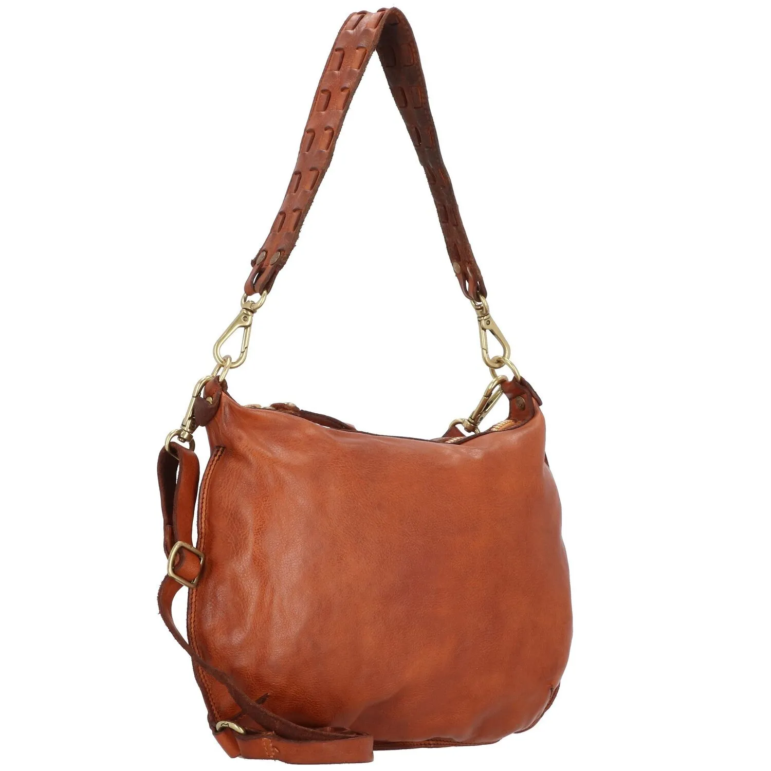 Campomaggi Borsa a tracolla in pelle 34 cm