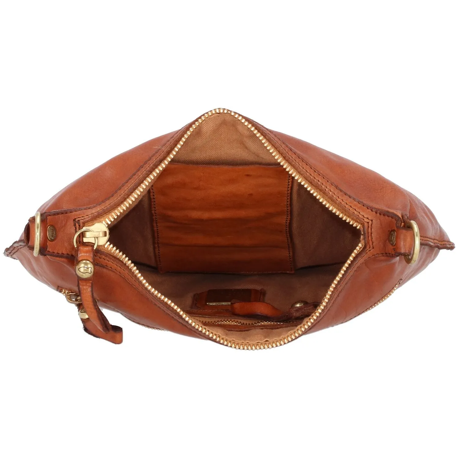 Campomaggi Borsa a tracolla in pelle 34 cm