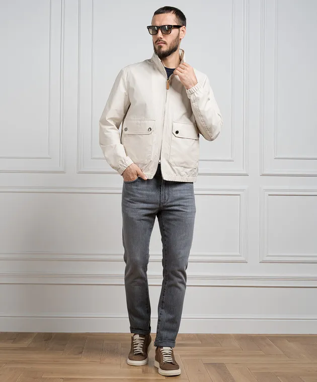 Canali Giacca a vento beige SG02941O40890