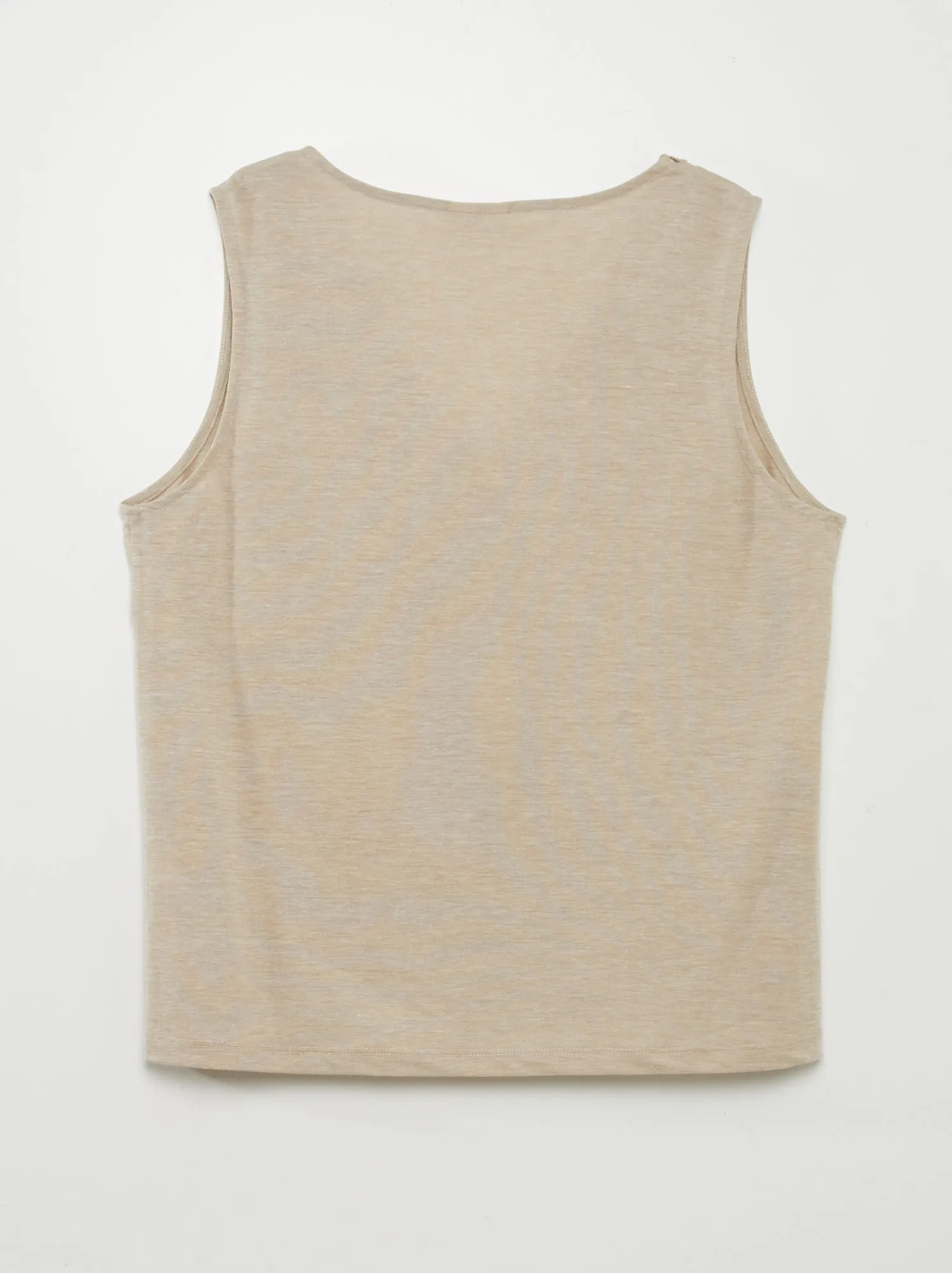 Canotta senza maniche - BEIGE