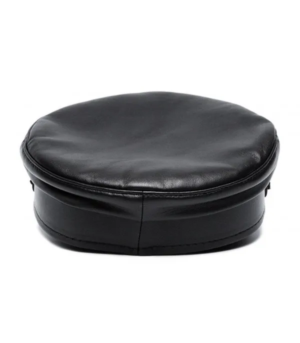 Cappello basco in pelle