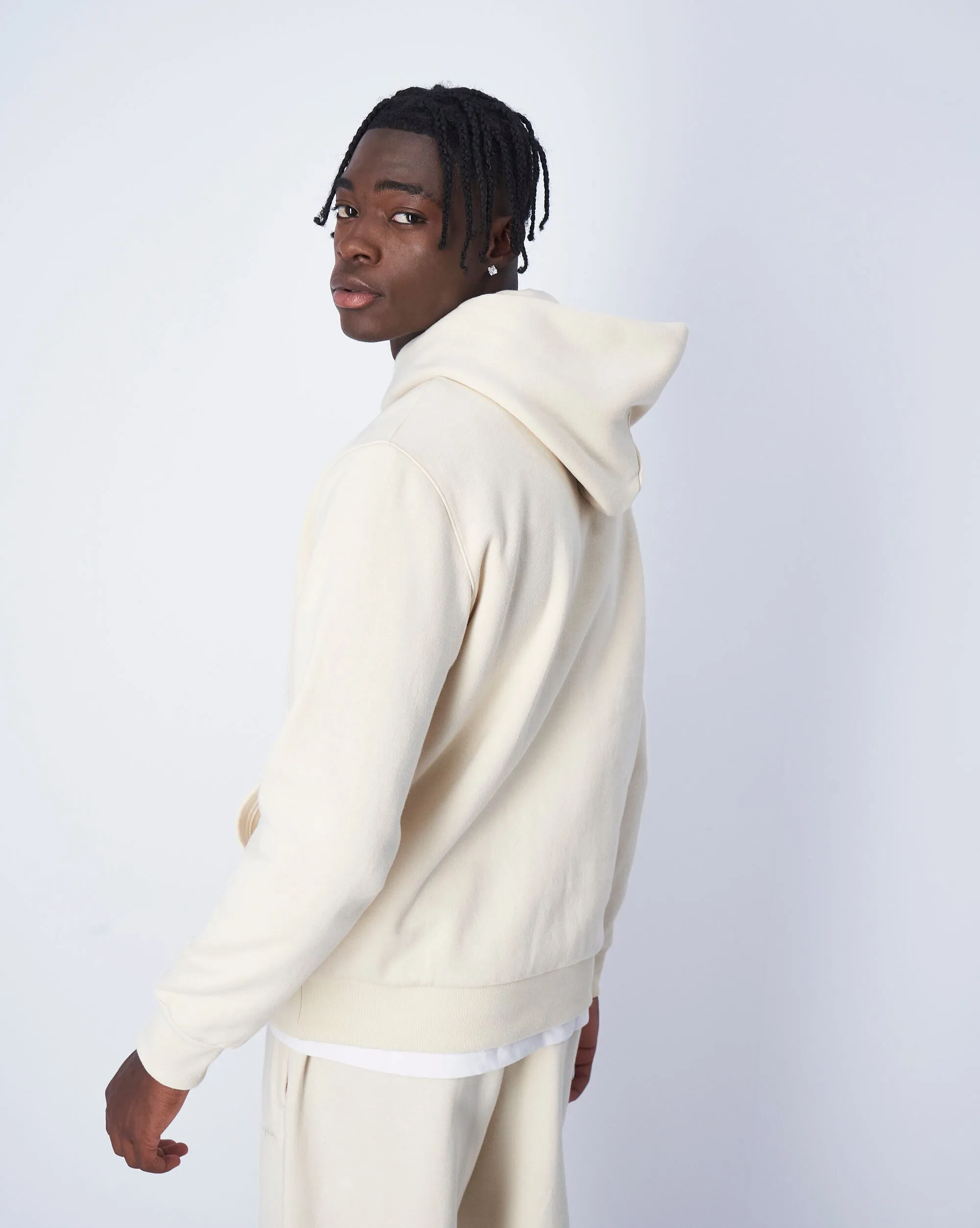 Champion Felpa Con Cappuccio Eco Future in Cotone Organico e Fleece Marrone Uomo
