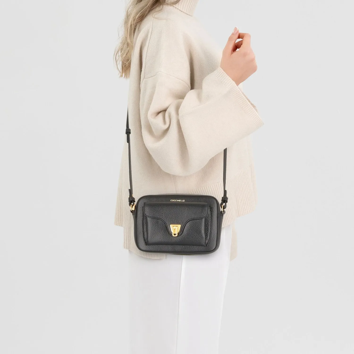 Coccinelle Beat Soft Mini Borsa Borsa a tracolla Pelle 18 cm