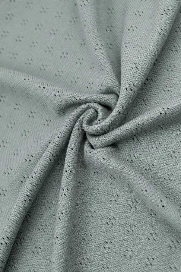 Copertina Fatta a Maglia Invernale - Trama 2 - ARMY GREEN 041