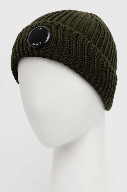 C.P. Company berretto in lana EXTRAFINE MERINO WOOL LENS BEANIE