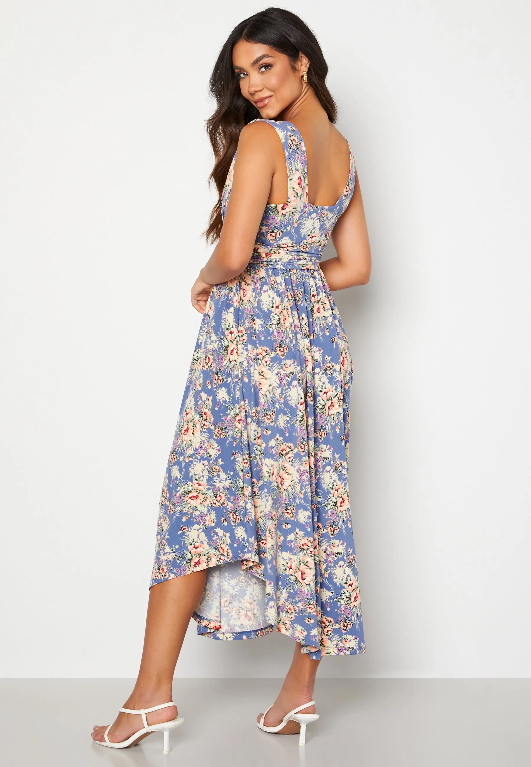 DRAPED SOFT MIDI DRESS - Vestito lungo