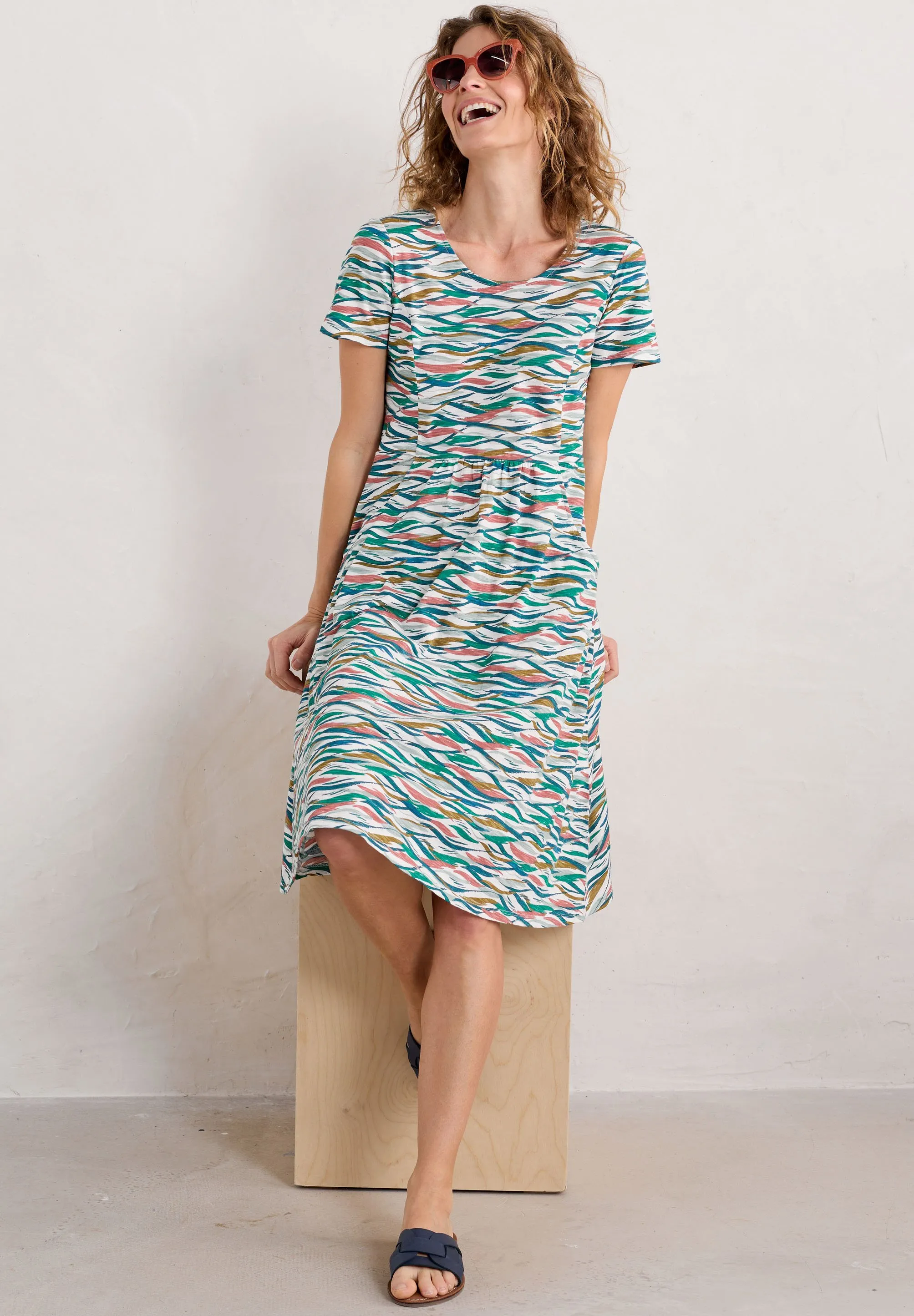 ENOR FIT-AND-FLARE MIDI - Vestito estivo