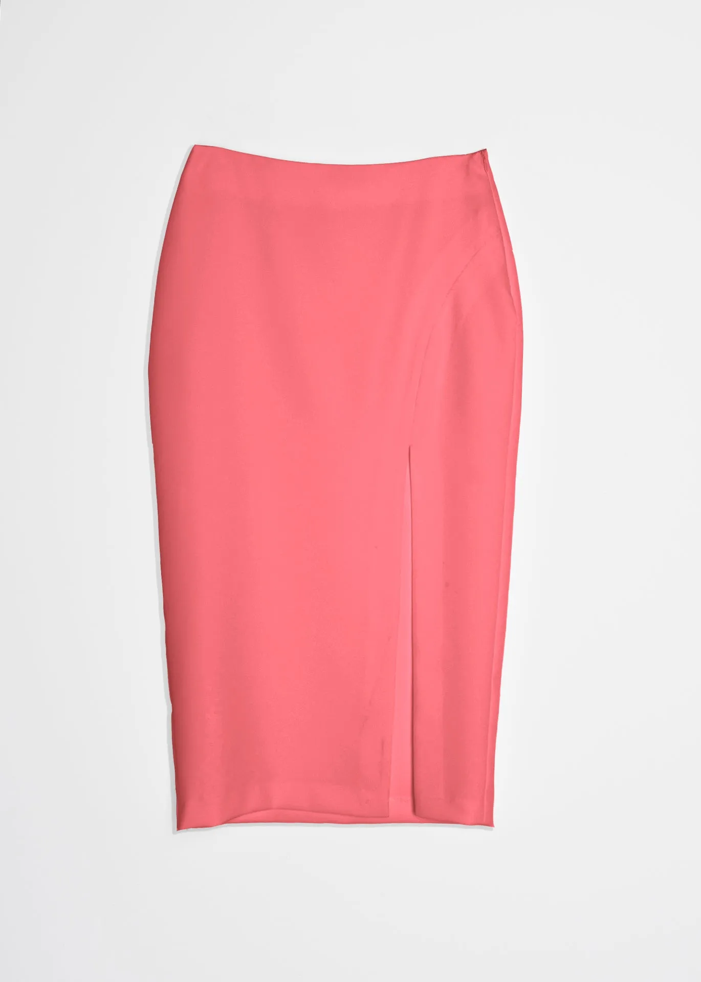 Falda midi abertura