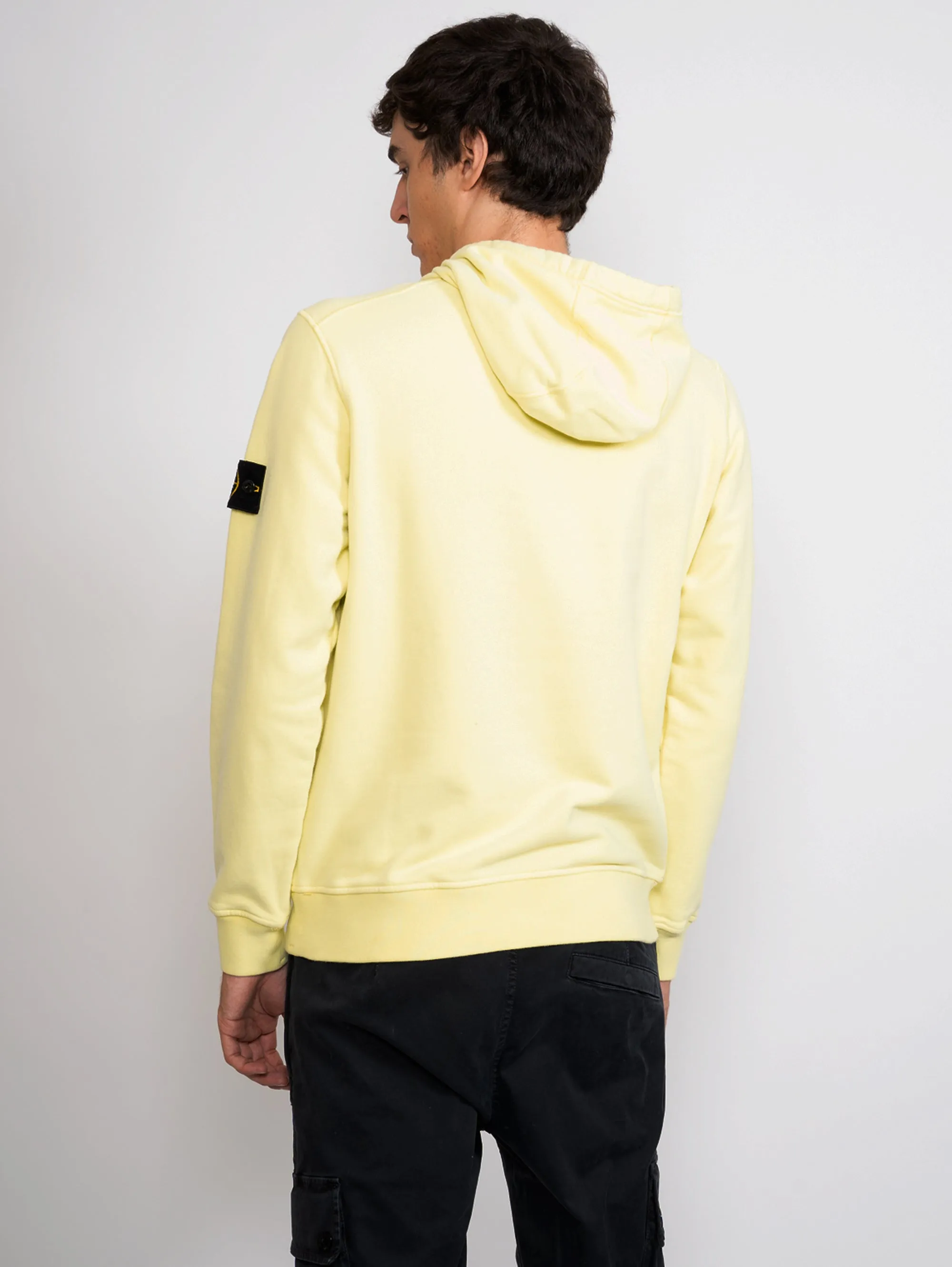 Felpa con Cappuccio Giallo