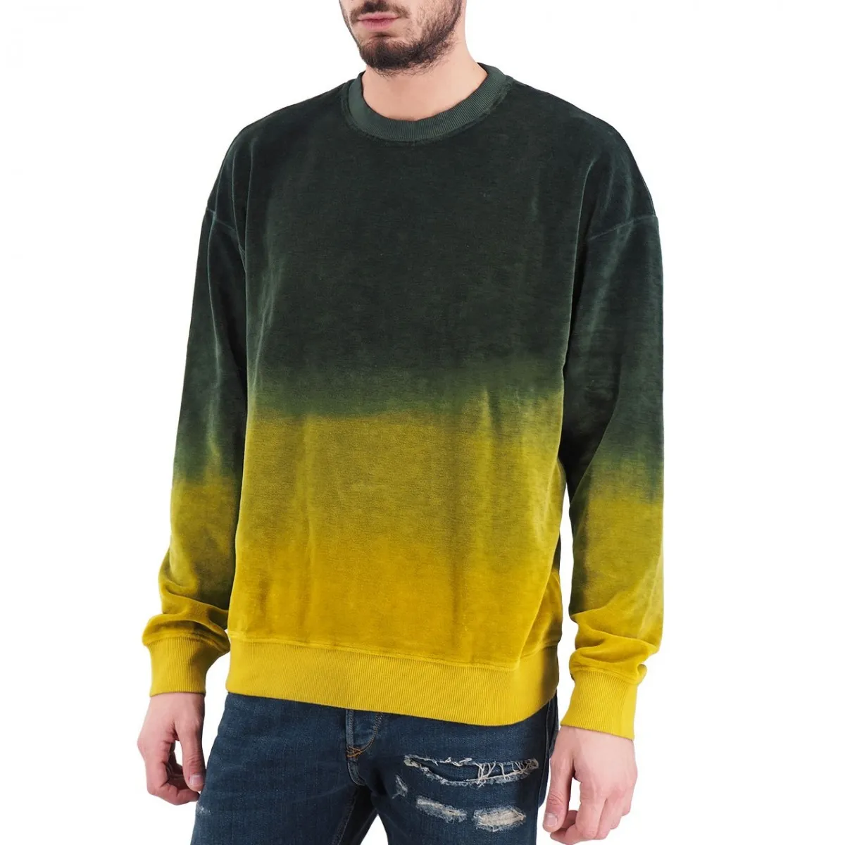 Felpa Spalla Scesa, Giallo