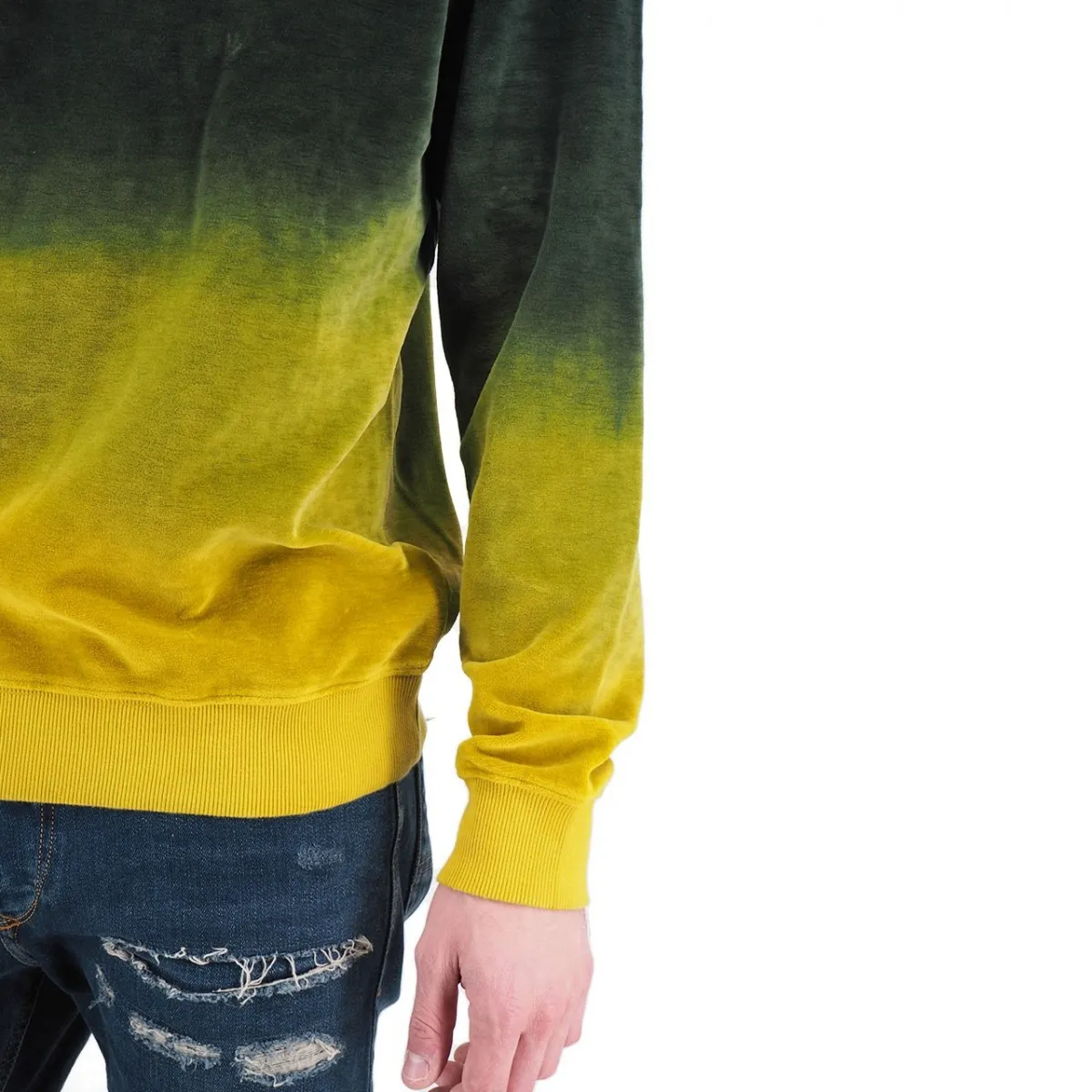 Felpa Spalla Scesa, Giallo