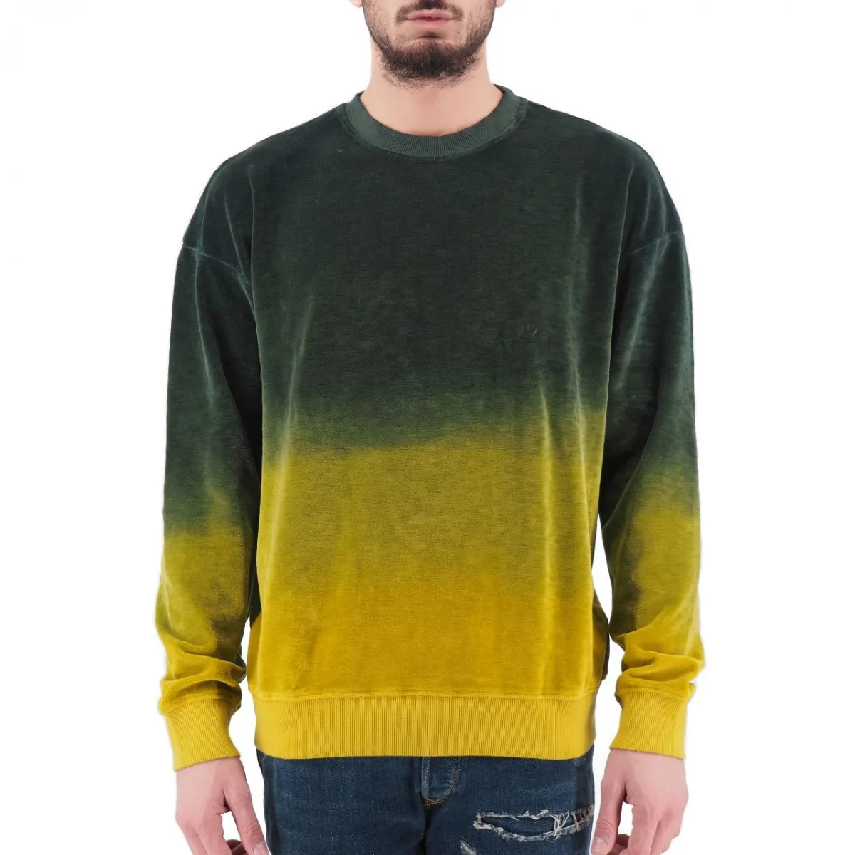Felpa Spalla Scesa, Giallo