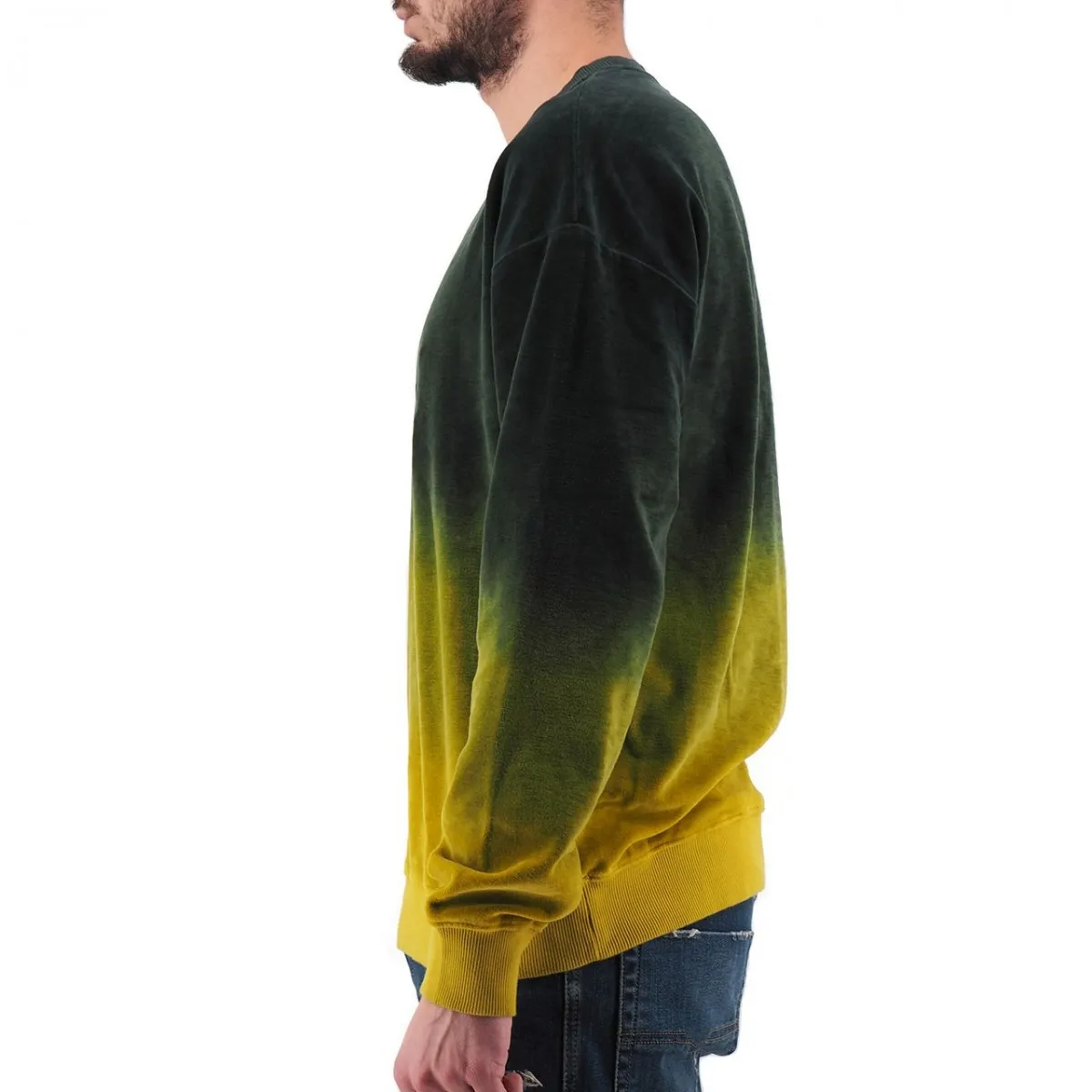 Felpa Spalla Scesa, Giallo