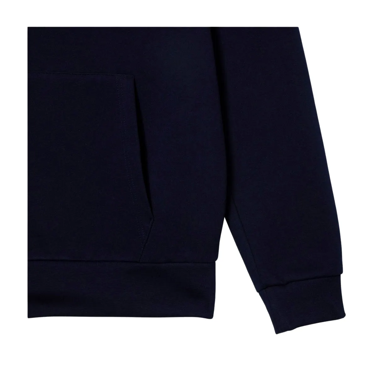 Felpa Uomo Lacoste Cappuccio Cotone Biologico Blu Navy