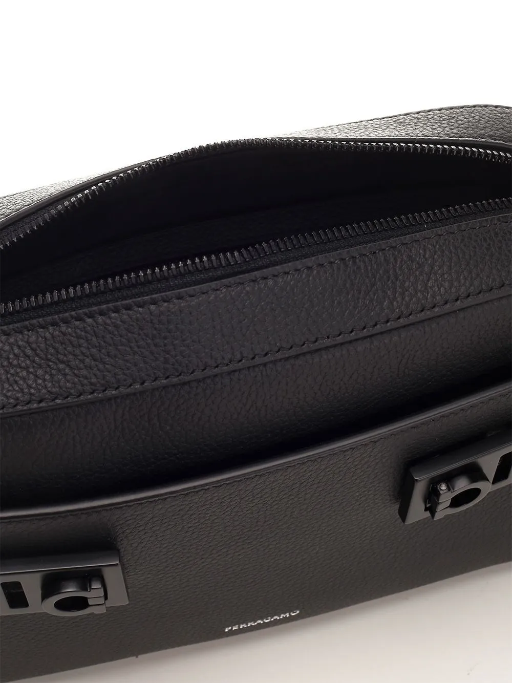   Ferragamo  Borsa a spalla con fibbie Gancini  