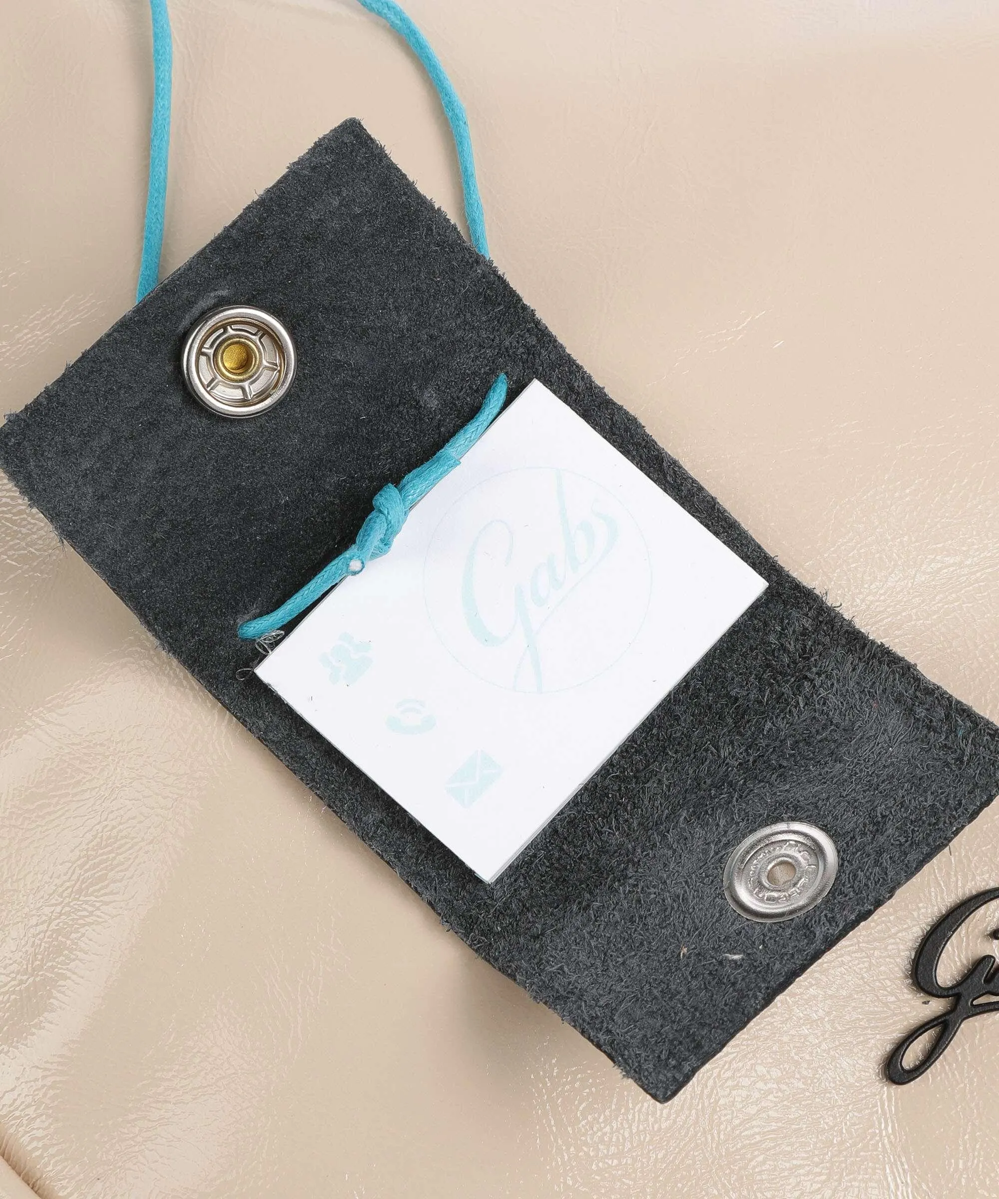 Gabs Lilli Borsa a spalla pelle di vitello grana beige  