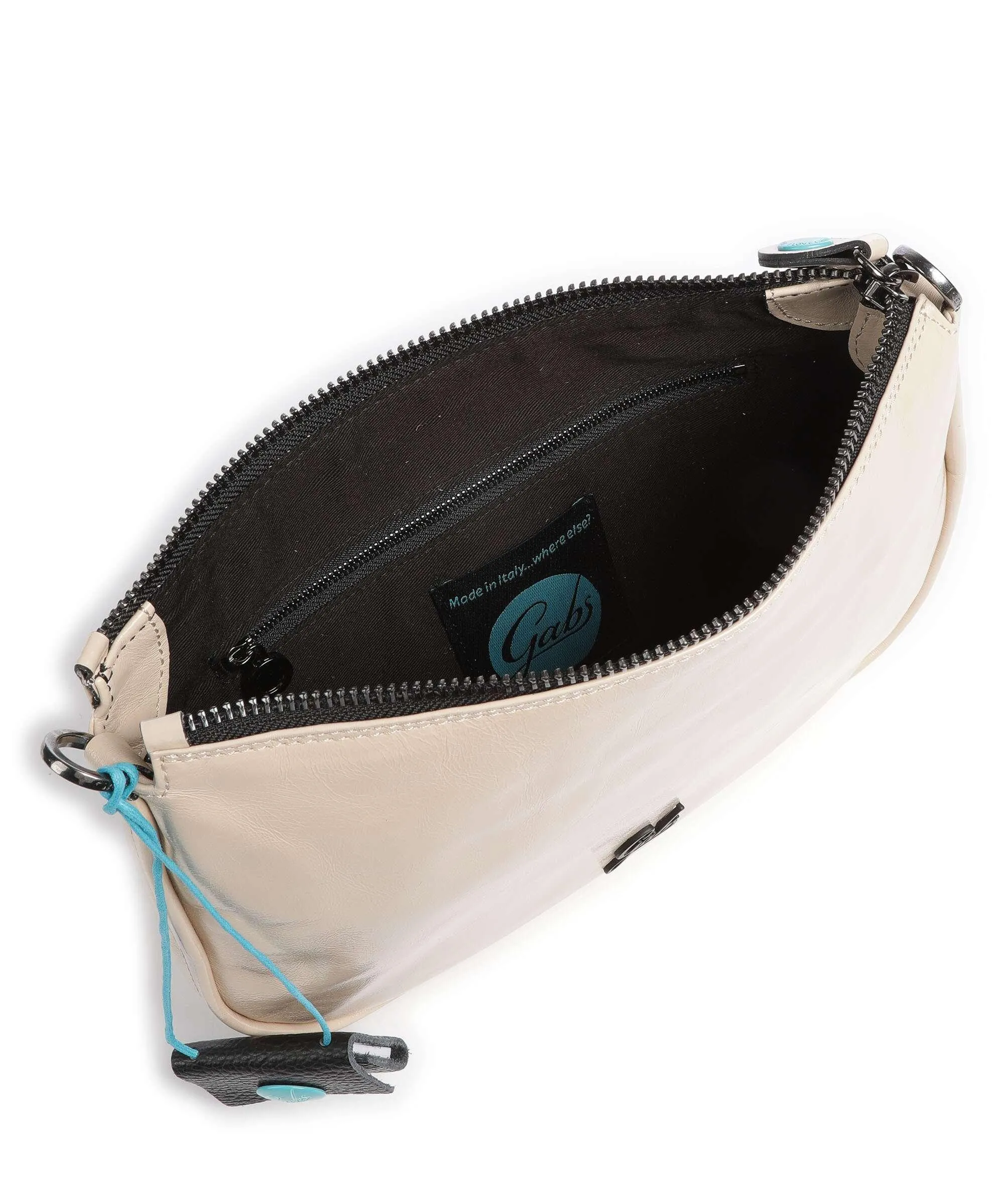  Gabs Lilli Borsa a spalla pelle di vitello grana beige  