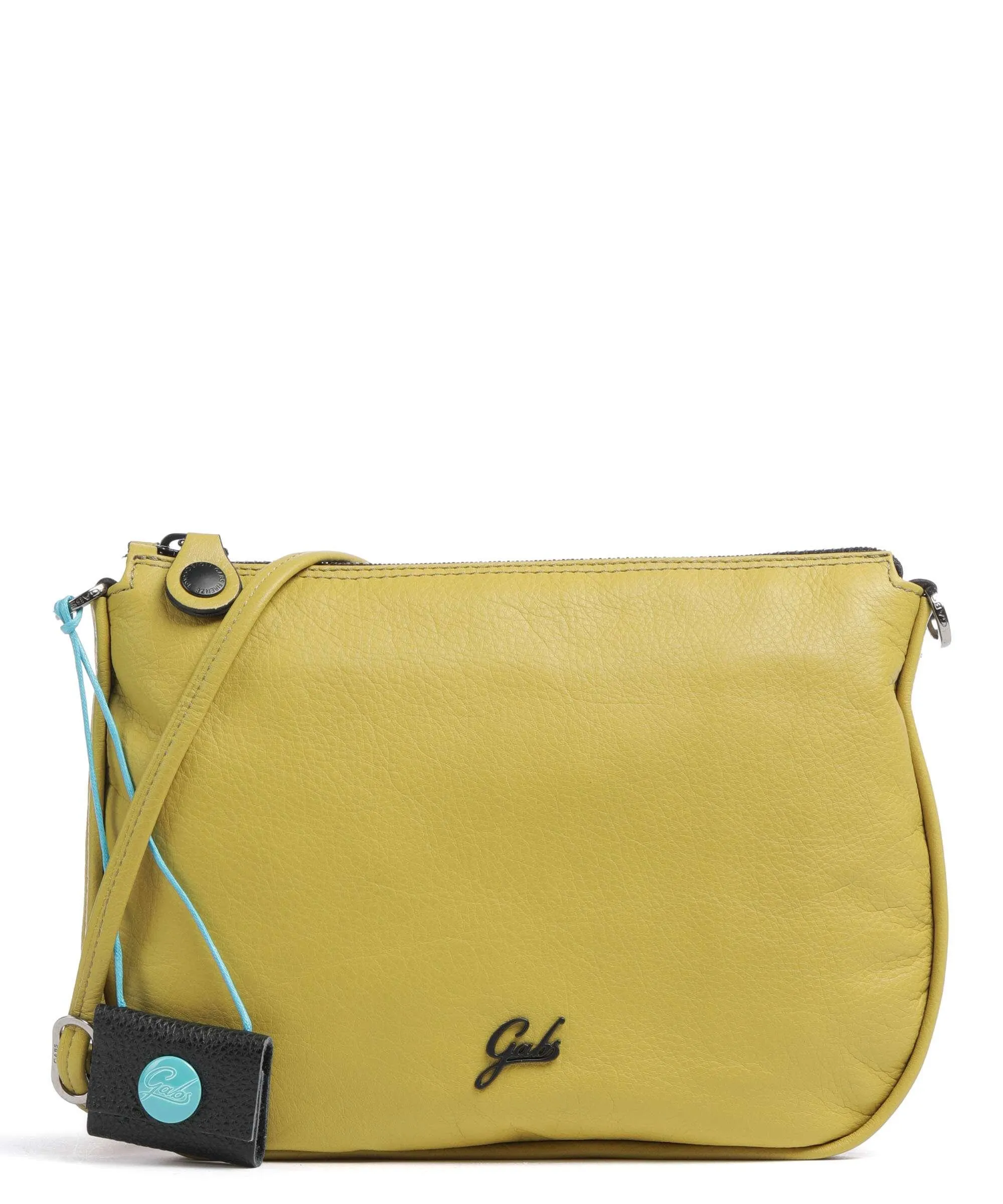  Gabs Lilli Borsa a spalla pelle di vitello grana giallo verde  