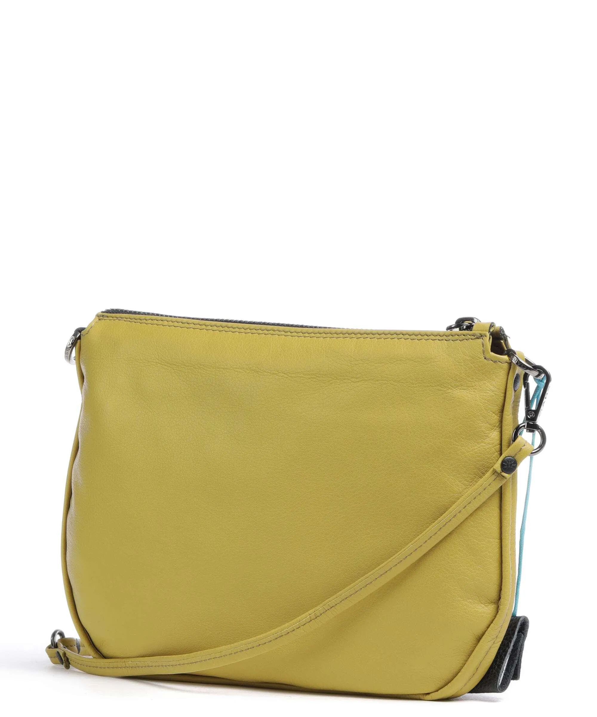  Gabs Lilli Borsa a spalla pelle di vitello grana giallo verde  