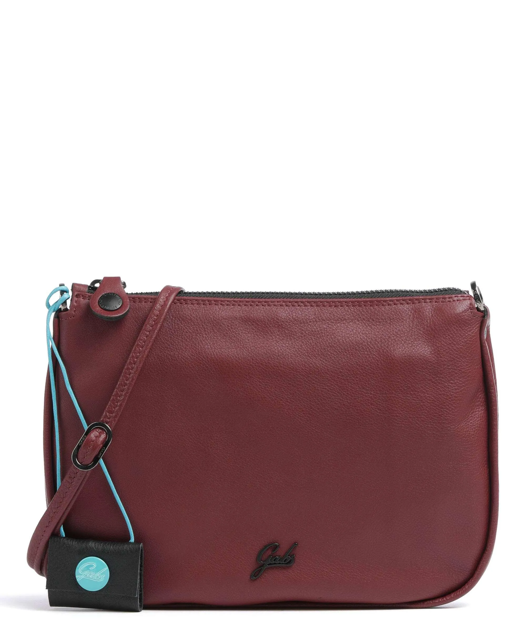  Gabs Lilli Borsa a spalla pelle di vitello grana rosso scuro  