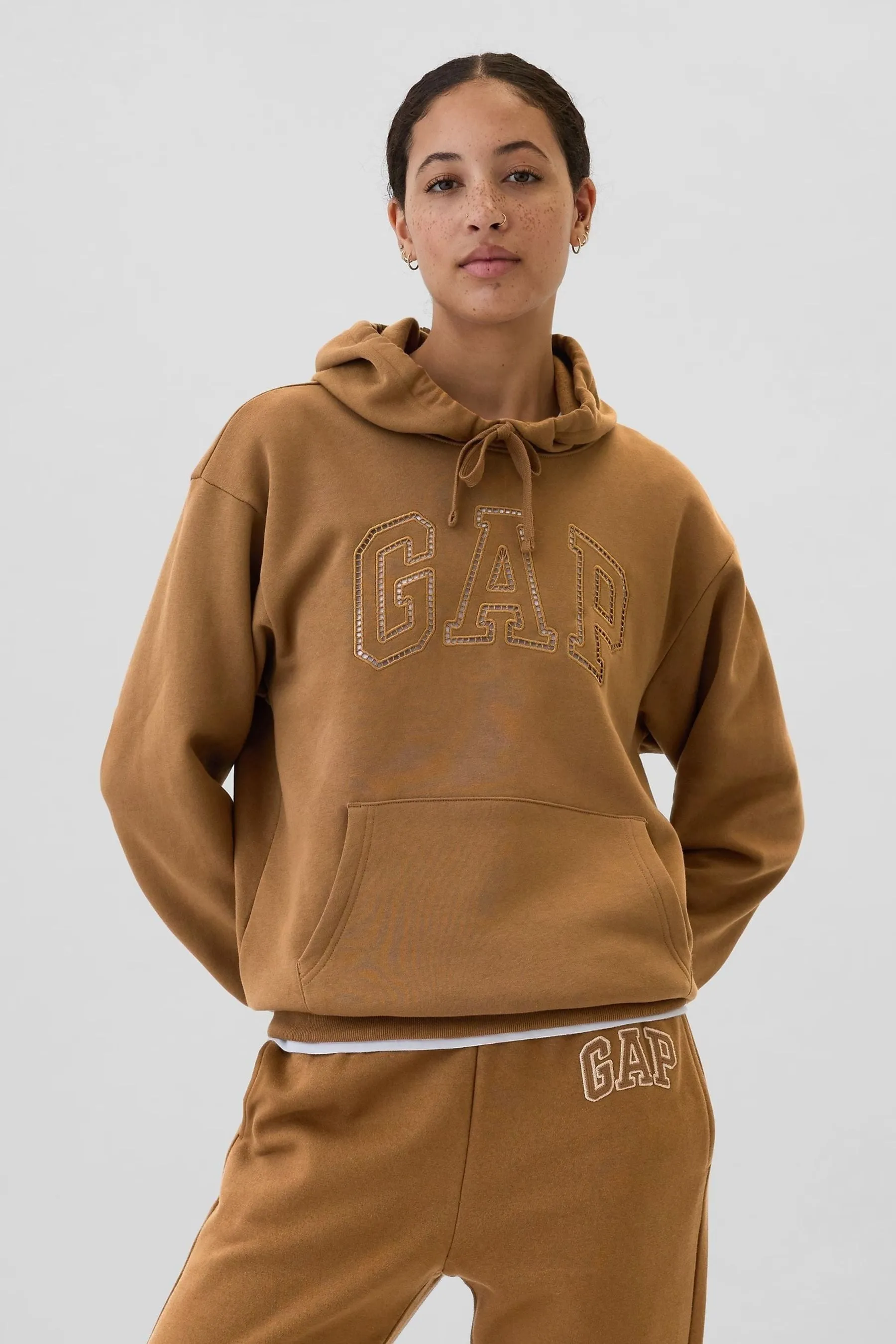 Gap - Felpa con cappuccio e logo    