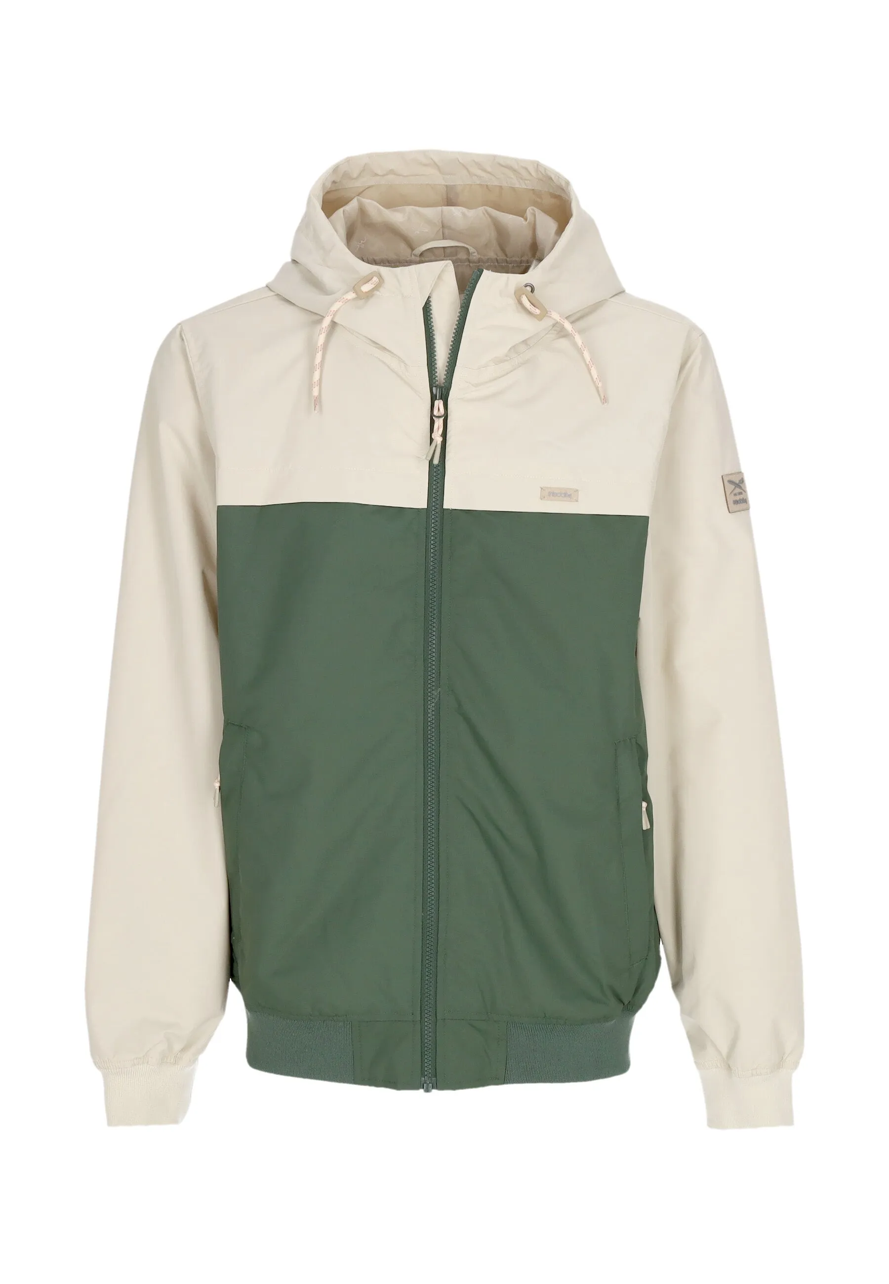 Giacca a Vento Uomo Achterdeck Jacket Beige/green
