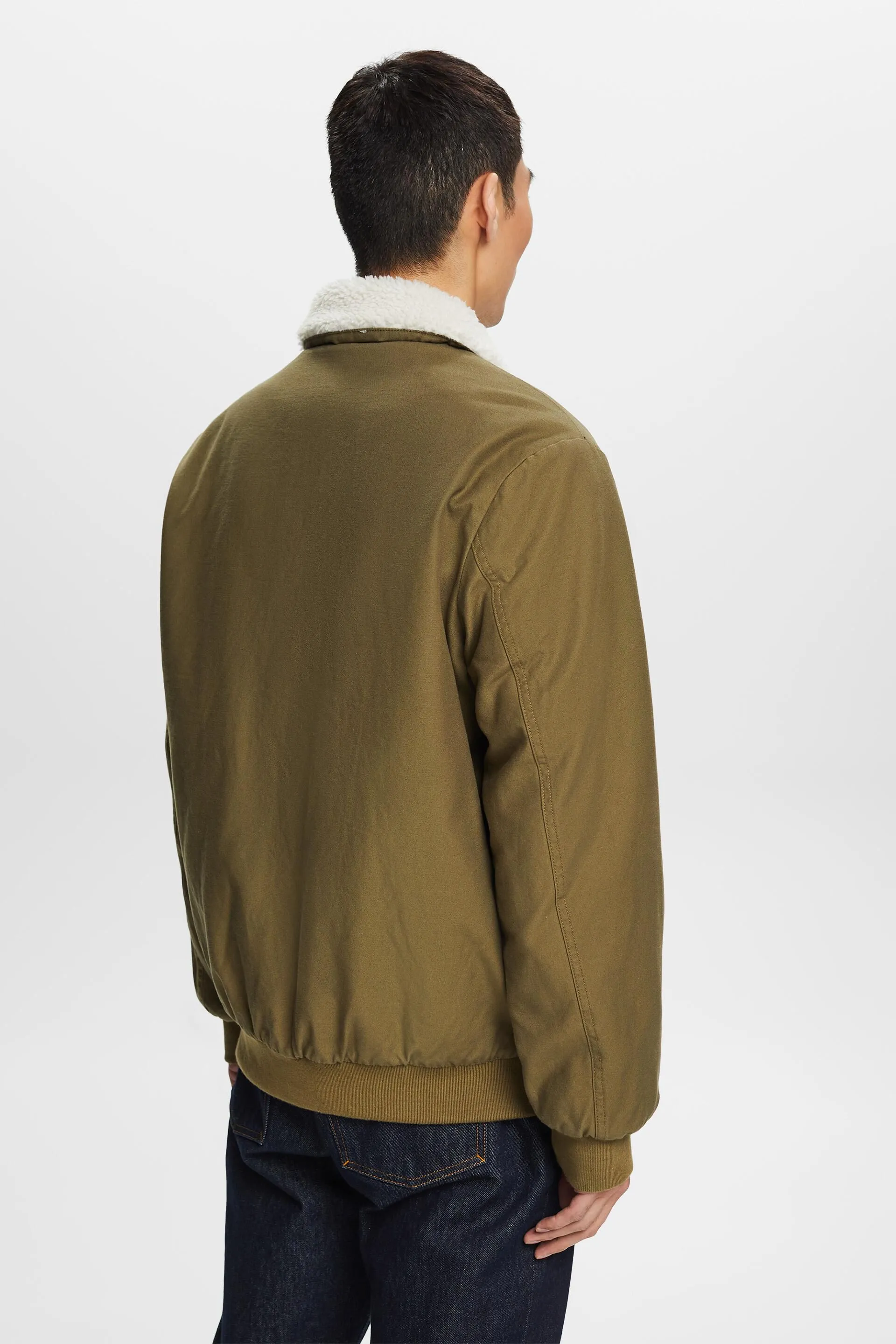 Giacca bomber in pile imbottita